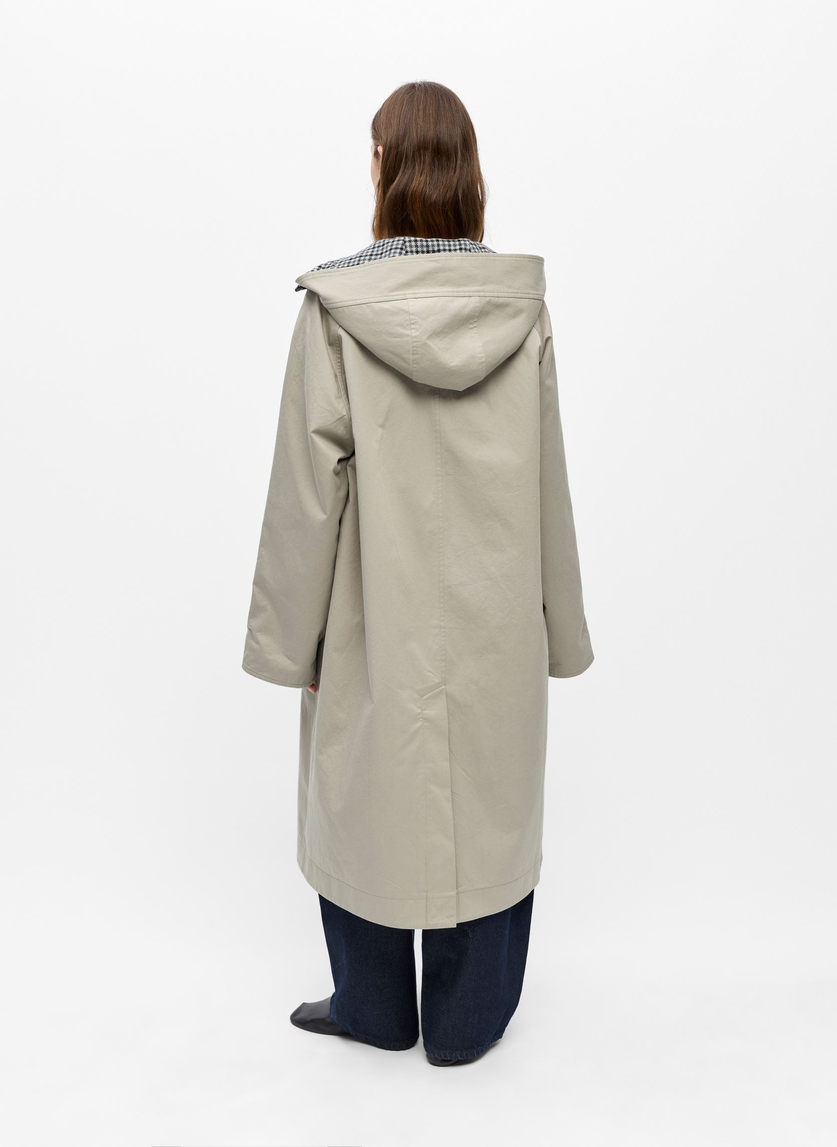 Manteaux Objholly L/S Long Reversible Coat Noos femme beige OBJECT Manteaux Objholly L/S Long Reversible Coat Noos femme beige OPAL GRAY
