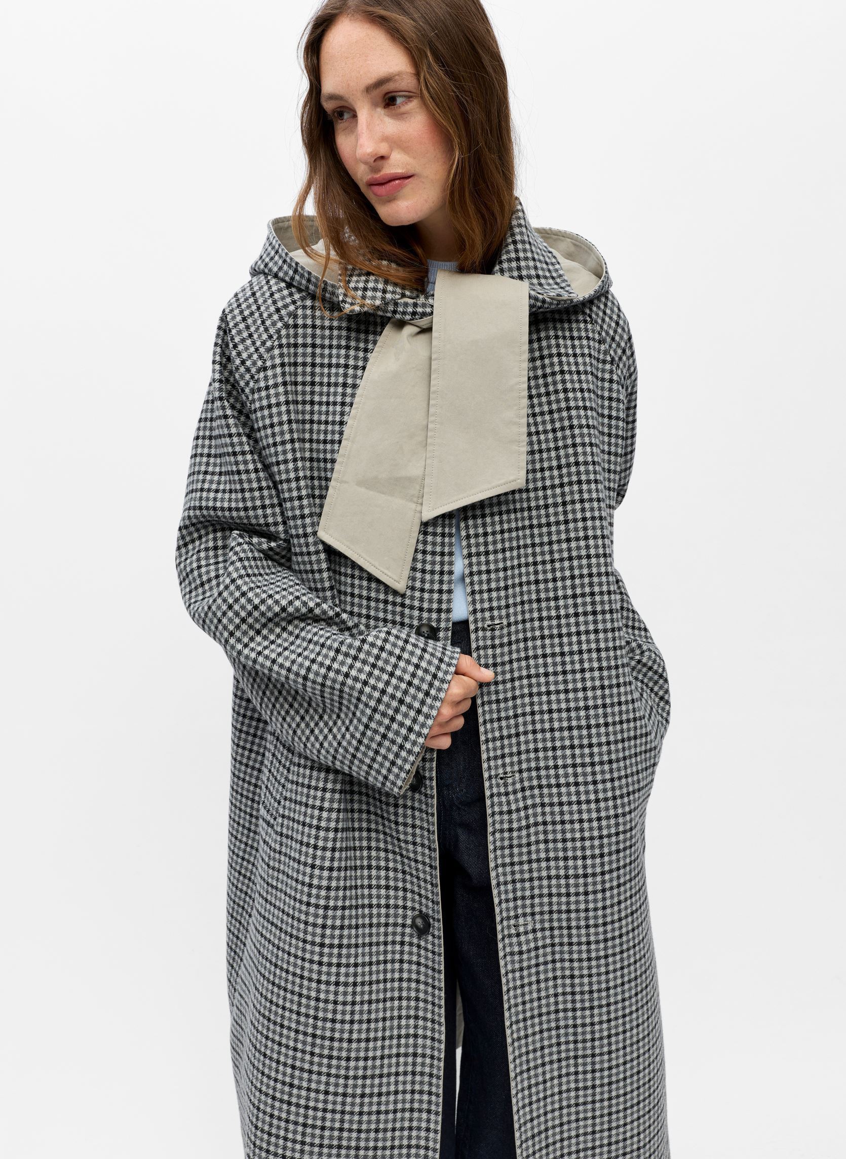 Manteaux Objholly L/S Long Reversible Coat Noos femme beige OBJECT Manteaux Objholly L/S Long Reversible Coat Noos femme beige OPAL GRAY