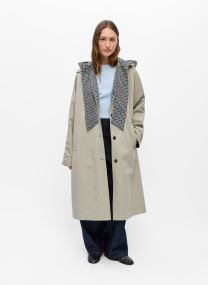 Manteaux Objholly L/S Long Reversible Coat Noos femme beige OBJECT Manteaux Objholly L/S Long Reversible Coat Noos femme beige OPAL GRAY