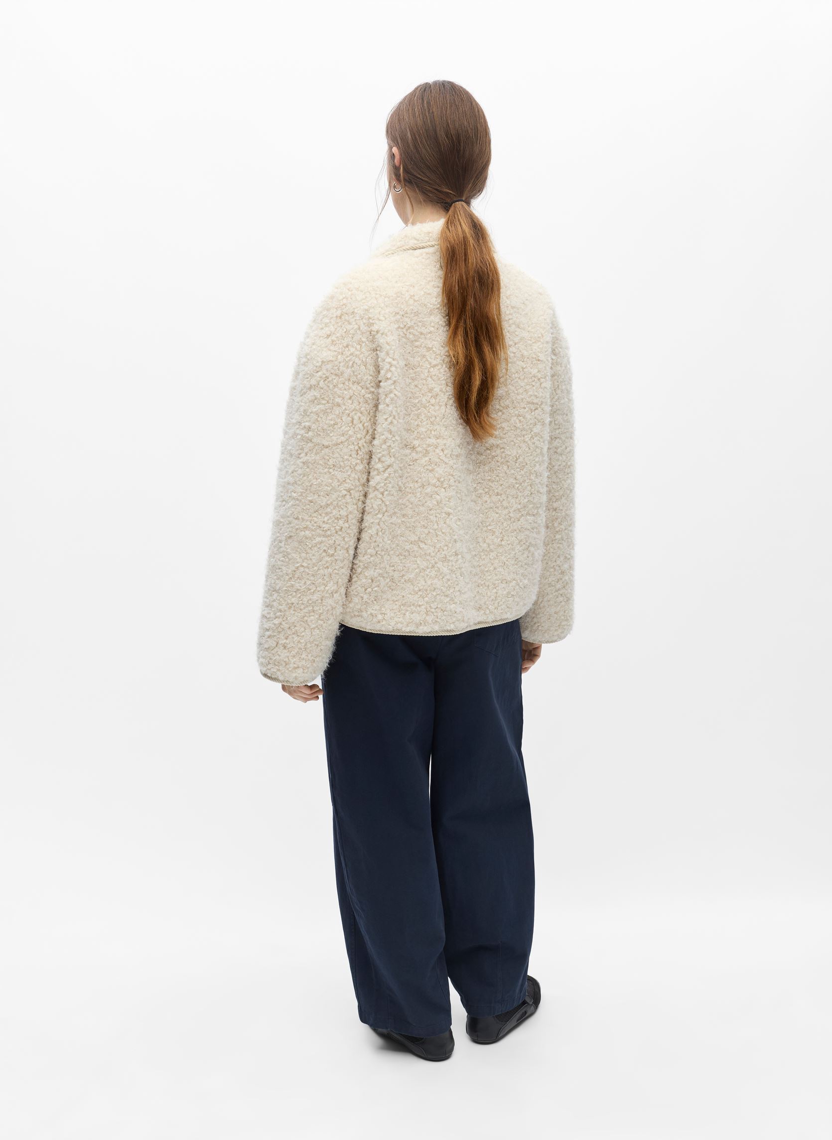 Vestes et manteaux Objiduna Short Jacket 146 femme blanc OBJECT Vestes et manteaux Objiduna Short Jacket 146 femme blanc WHITE SAND