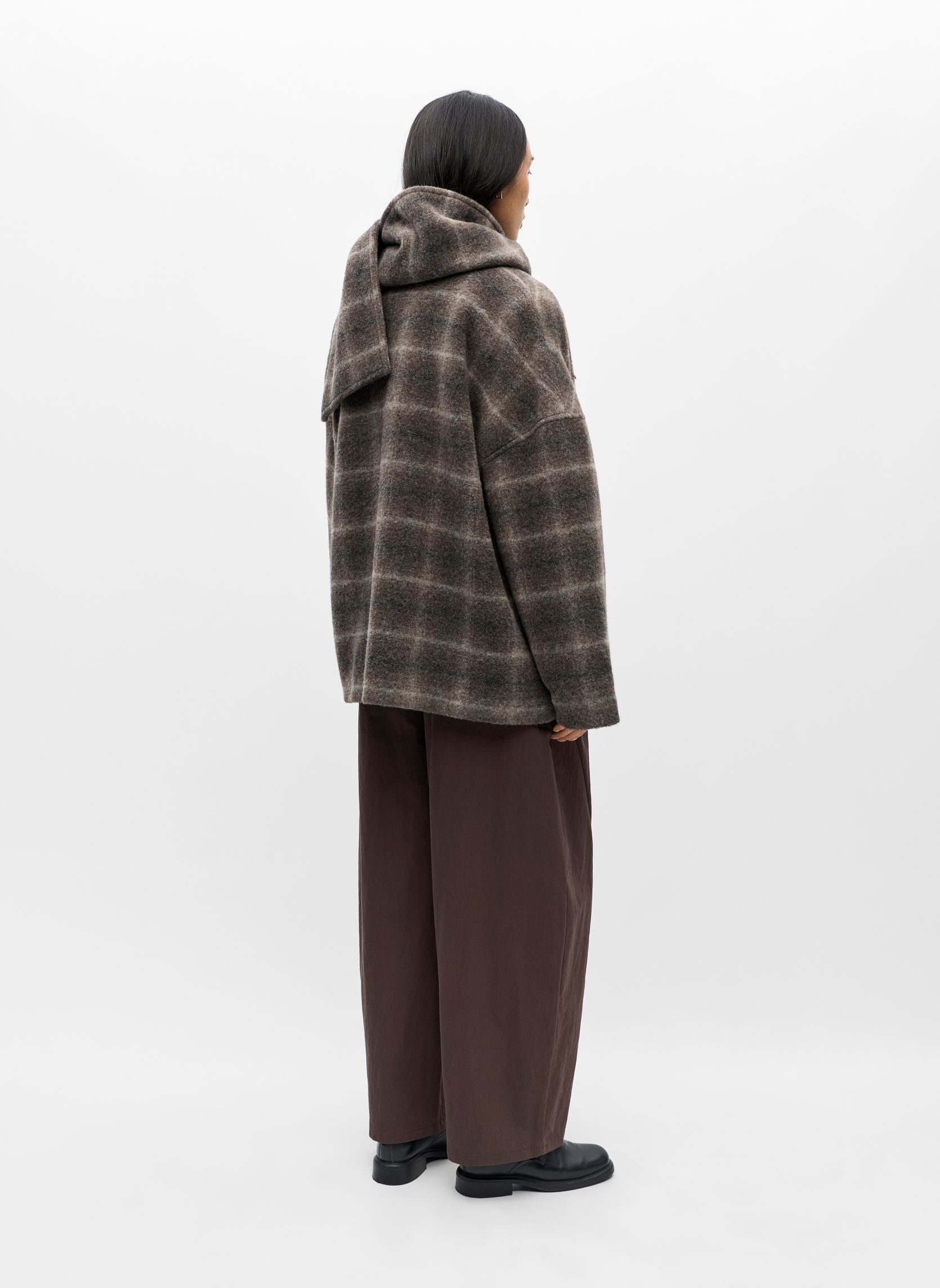 Vestes et manteaux Objmaise L/S Lo Scarf Jacket Noos femme marron OBJECT Vestes et manteaux Objmaise L/S Lo Scarf Jacket Noos femme marron CARAFE