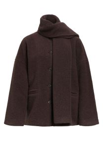 Jacken und Mäntel Objmaise L/S Lo Scarf Jacket Noos damen braun OBJECT Jacken und Mäntel Objmaise L/S Lo Scarf Jacket Noos damen braun SEAL BROWN