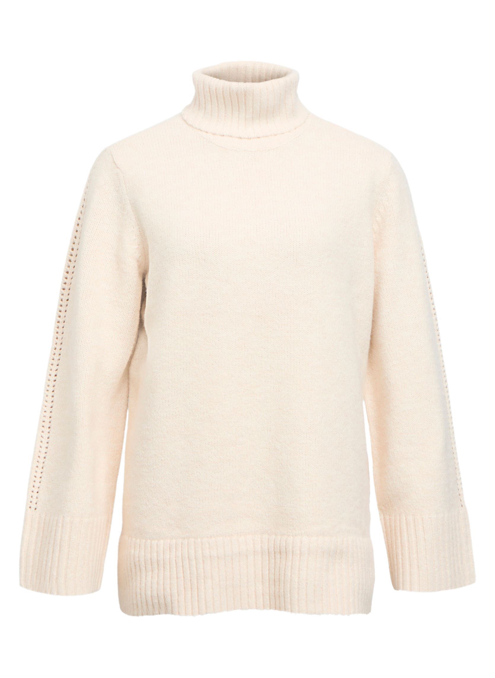 Pullover Objmali L/S Lo Rollneck Pullover Noos damen weiß OBJECT Pullover Objmali L/S Lo Rollneck Pullover Noos damen weiß BIRCH