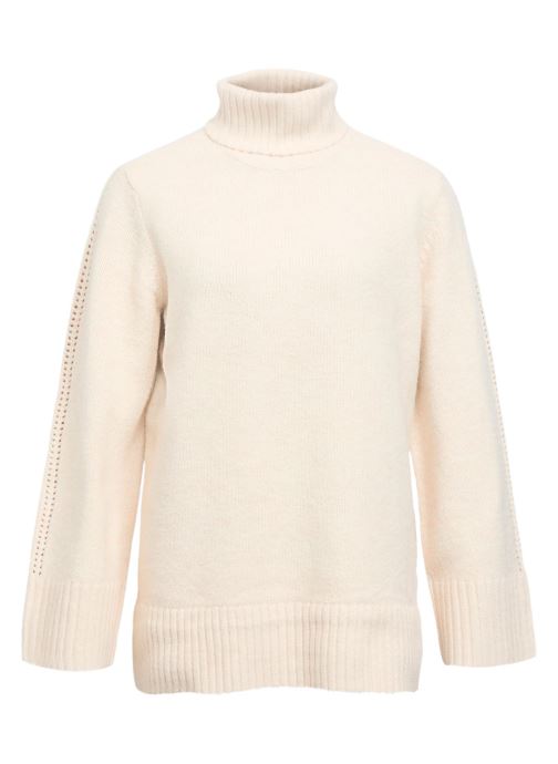 OBJECT Truien Objmali L/S Lo Rollneck Pullover Noos dames wit