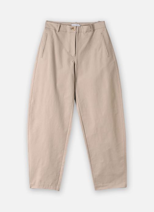 OBJECT Pantalons larges Objmilly Mw Barrel Chinos Noos femme beige