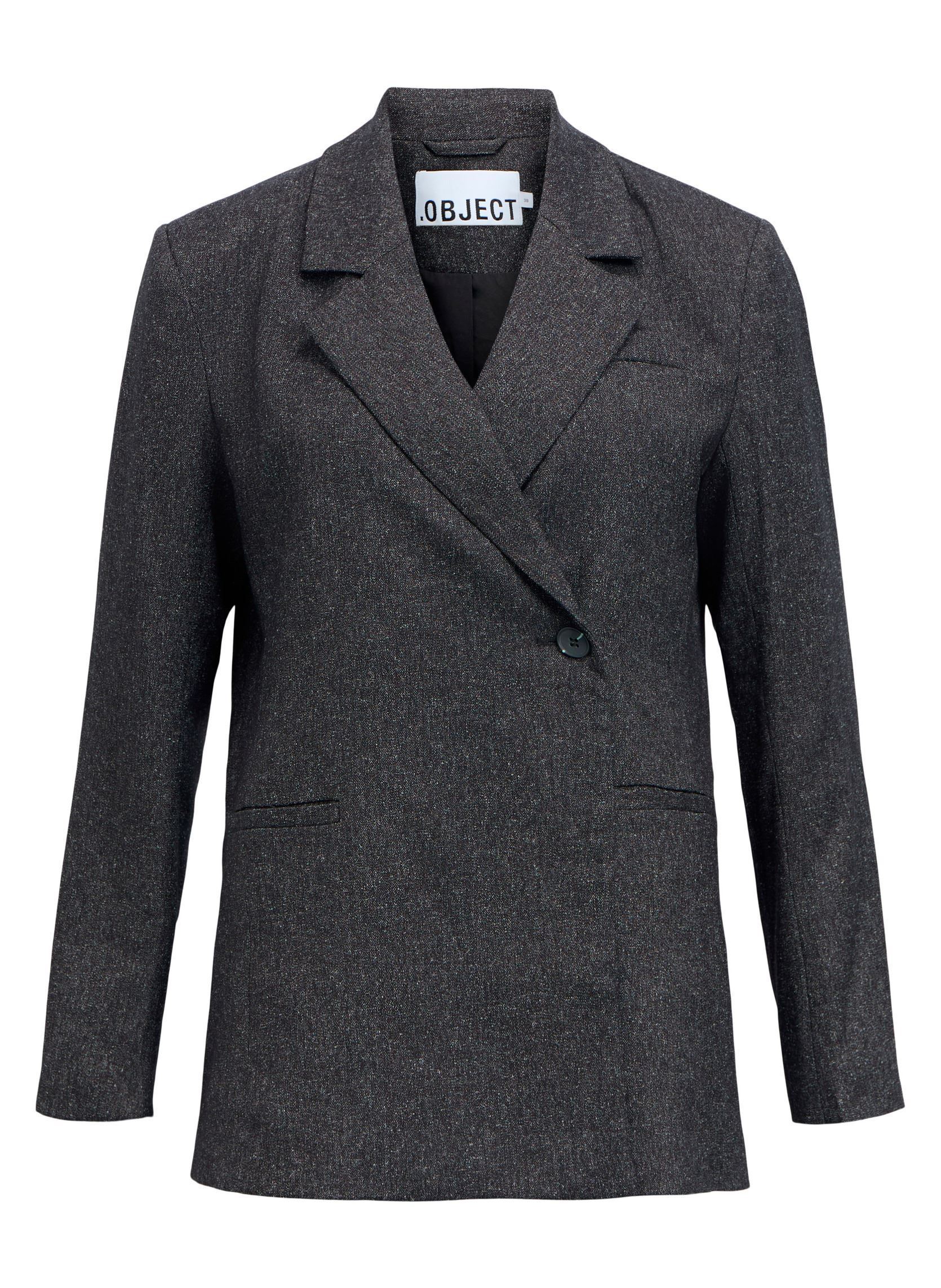Vestes et manteaux Objsanja L/S Waisted Blazer Noos femme noir OBJECT Vestes et manteaux Objsanja L/S Waisted Blazer Noos femme noir BLACK