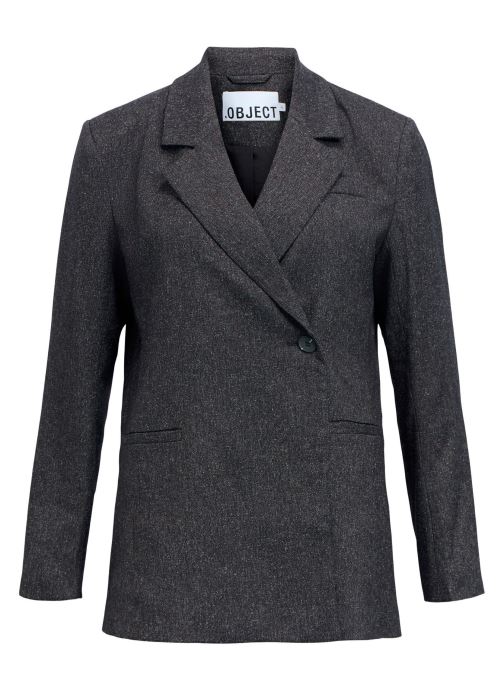 OBJECT Vestes et manteaux Objsanja L/S Waisted Blazer Noos femme noir