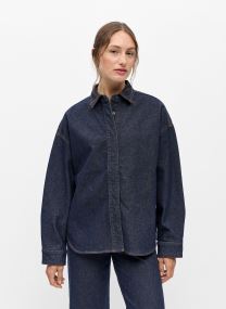 Chemises Objsole Mae L/S Lo Denim Shirt Noos femme marine