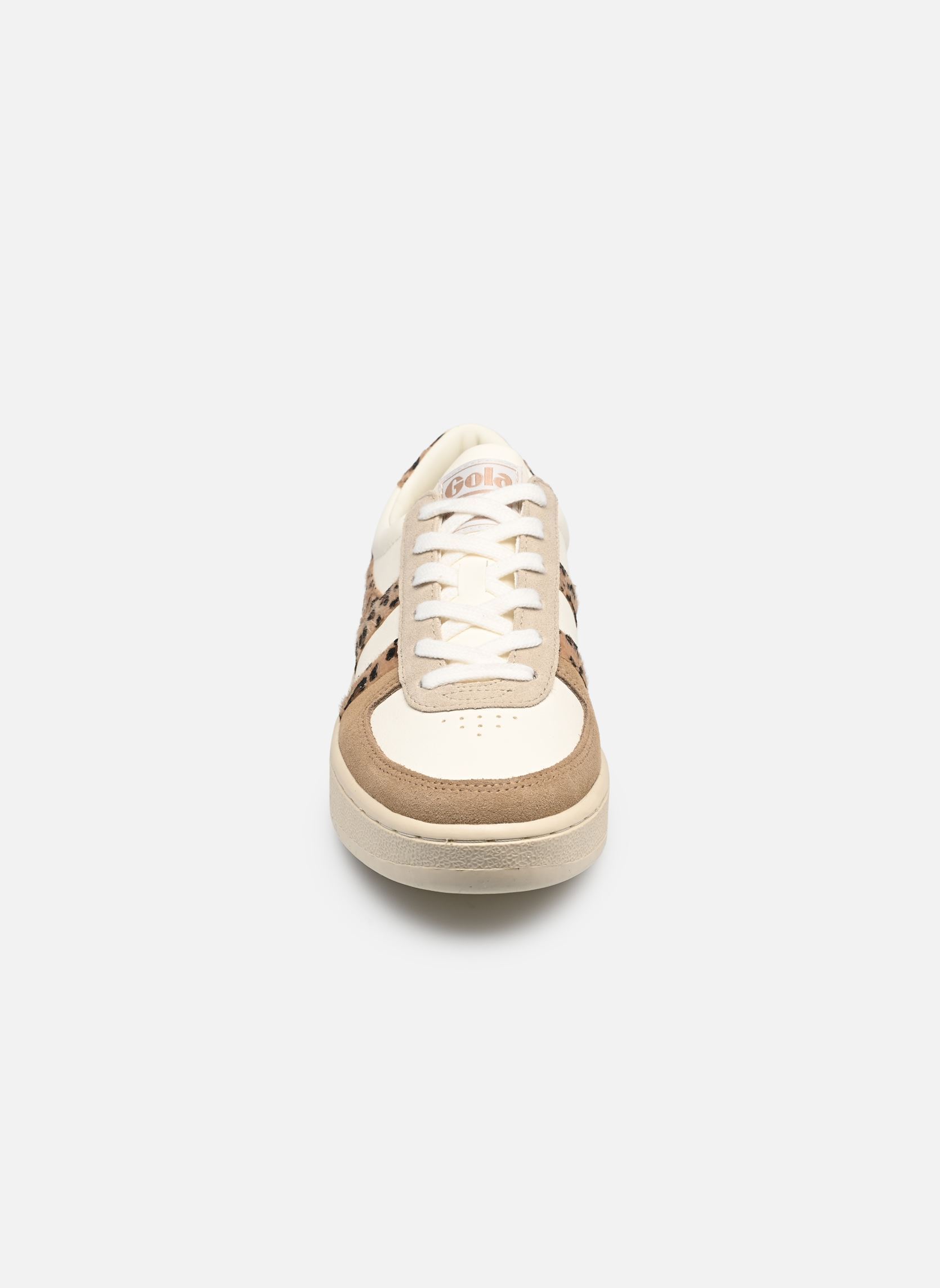 Baskets Grandslam Safari Quadrant femme blanc Gola Baskets Grandslam Safari Quadrant femme blanc OFF WHITE/LIGHT CARAMEL/LEOPAR