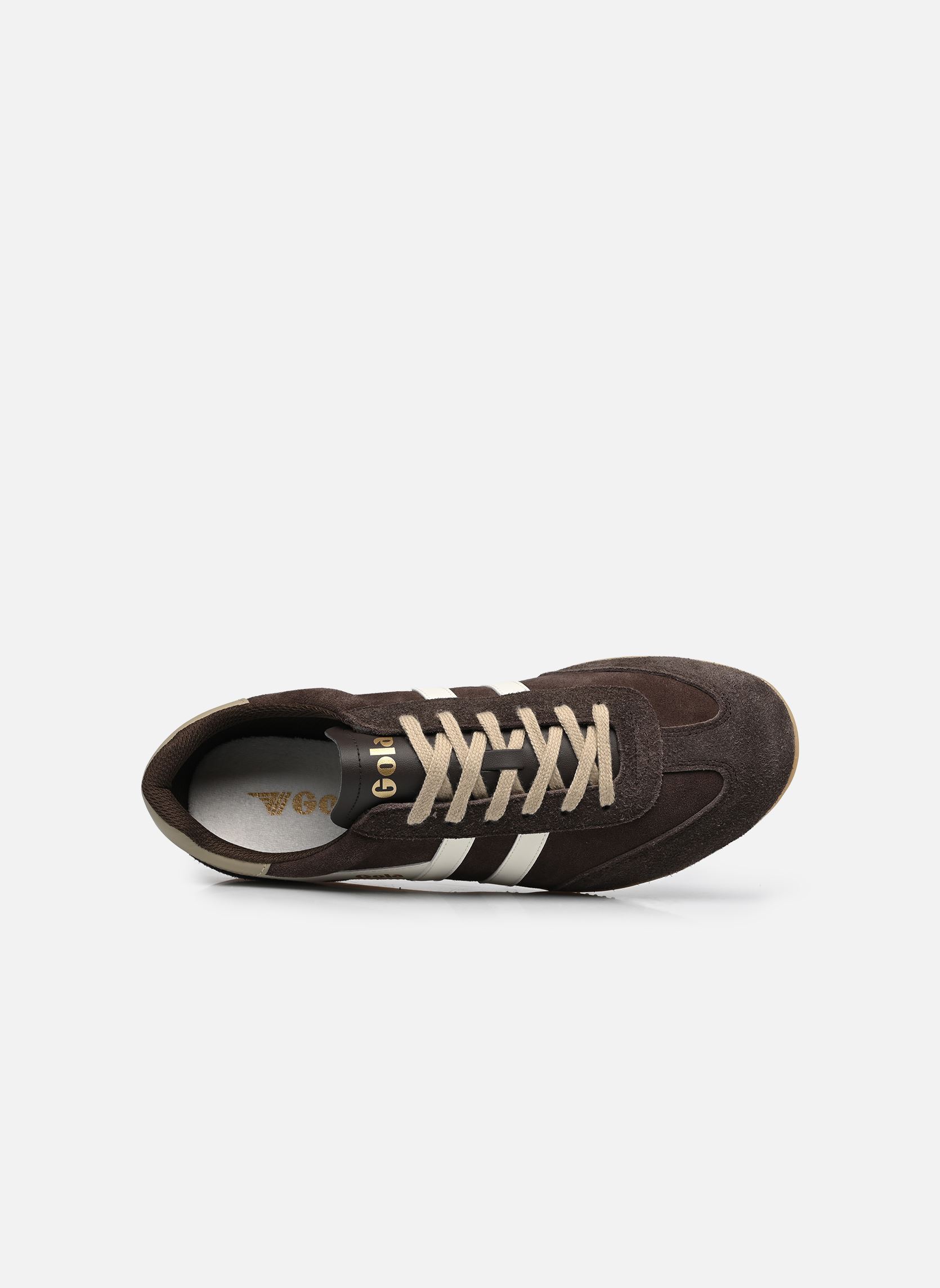 Baskets Sprinter Suede femme marron Gola Baskets Sprinter Suede femme marron MOCHA/OFF WHITE/BONE