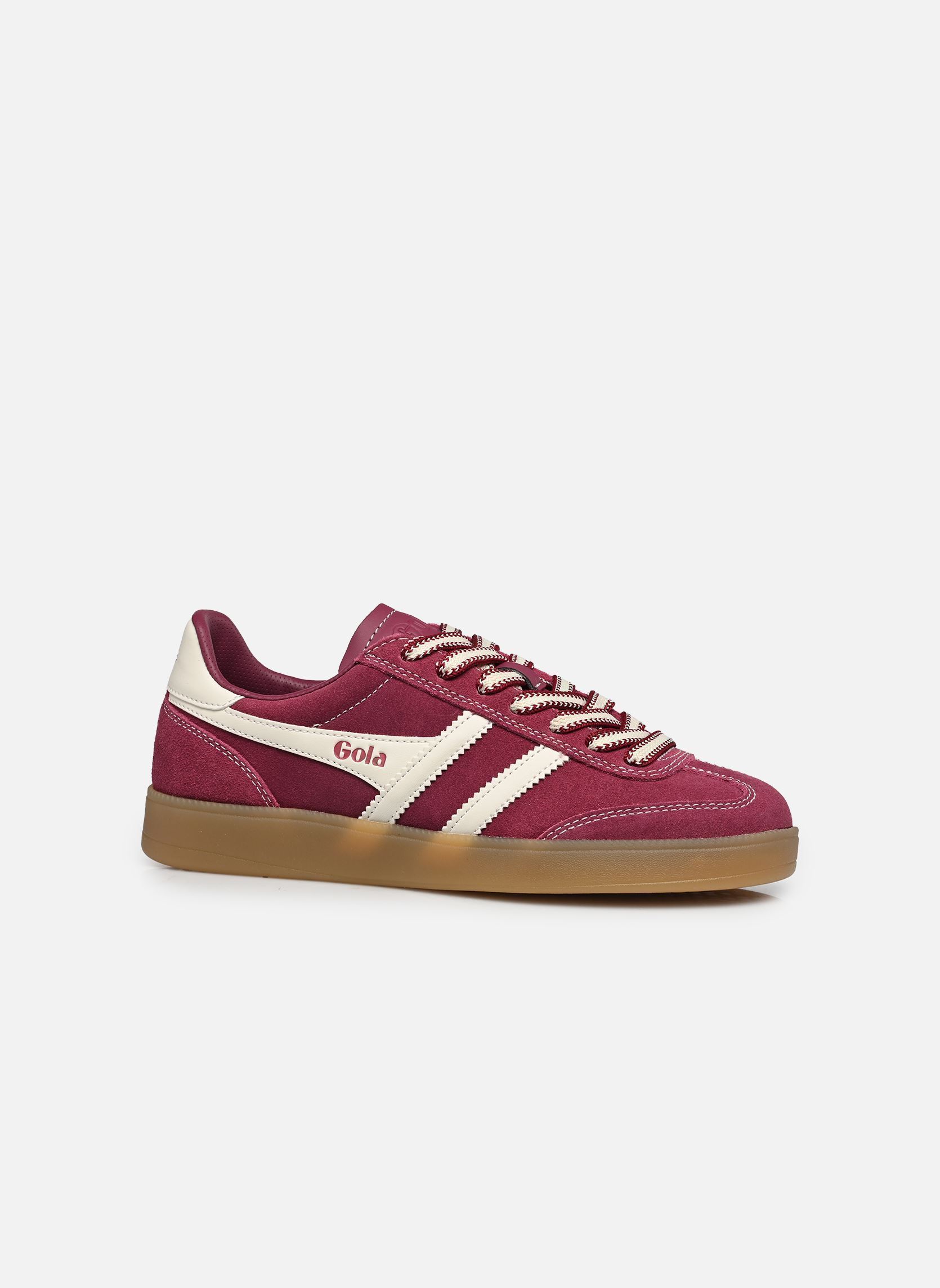 Baskets Viper 78 femme bordeaux Gola Baskets Viper 78 femme bordeaux CERISE/OFF WHITE/GUM