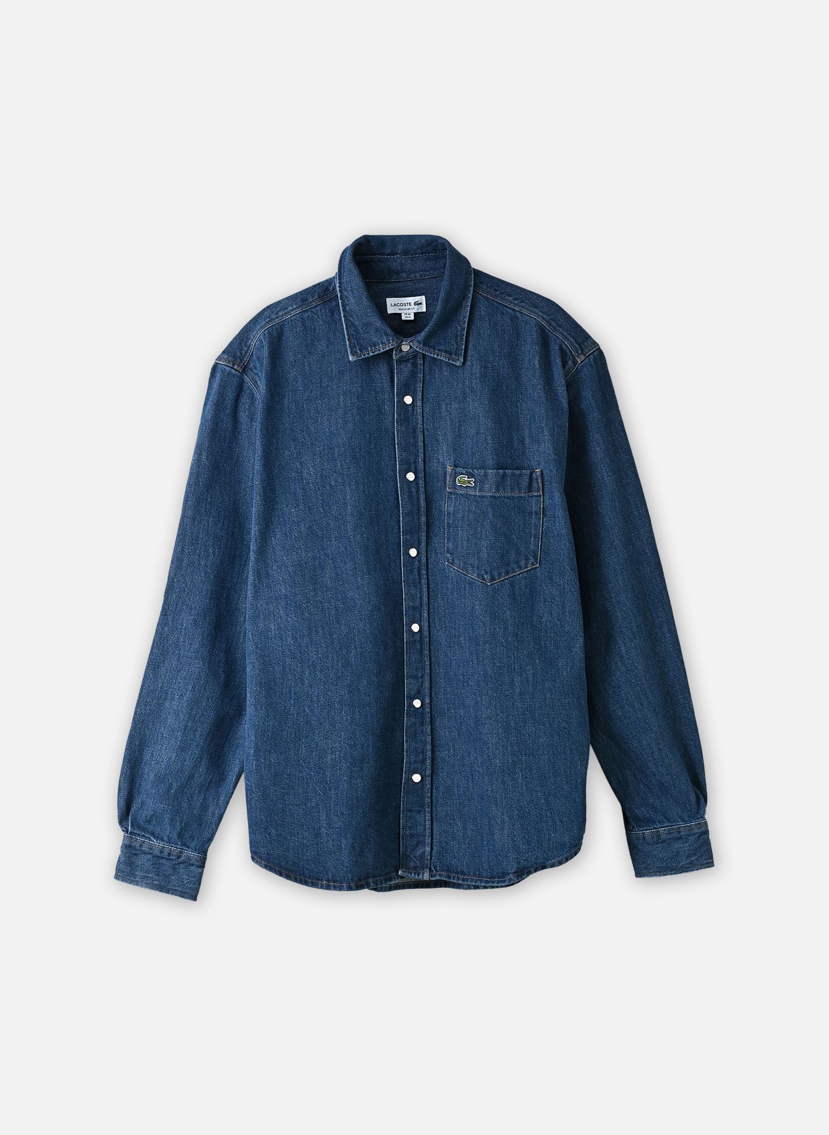 Hemden Chemise casual CH8722 herren blau Lacoste Hemden Chemise casual CH8722 herren blau WASHED DEEP MEDIUM
