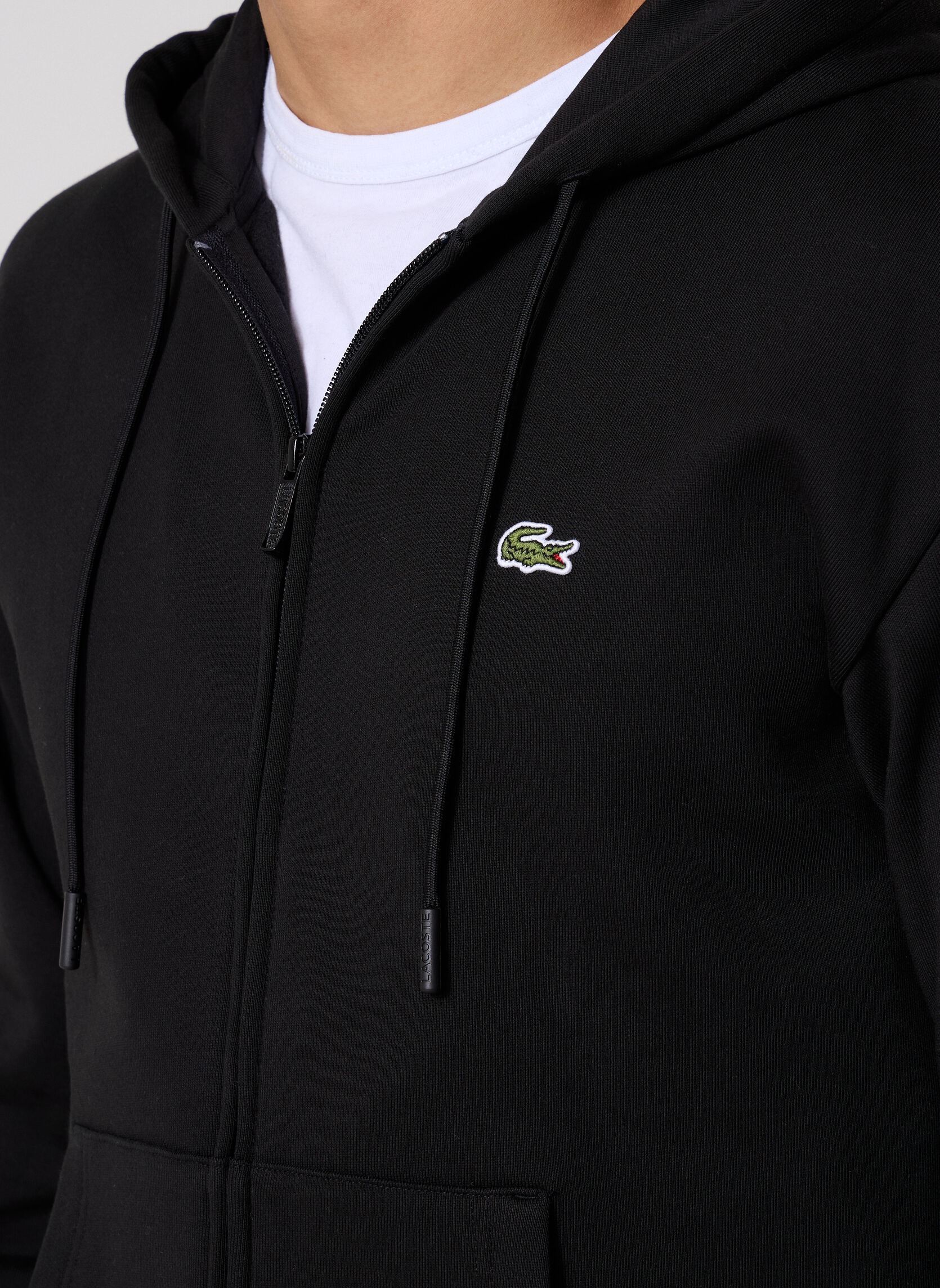 Sweats zippés Hoodie Zippé SH8864 homme noir Lacoste Sweats zippés Hoodie Zippé SH8864 homme noir NOIR