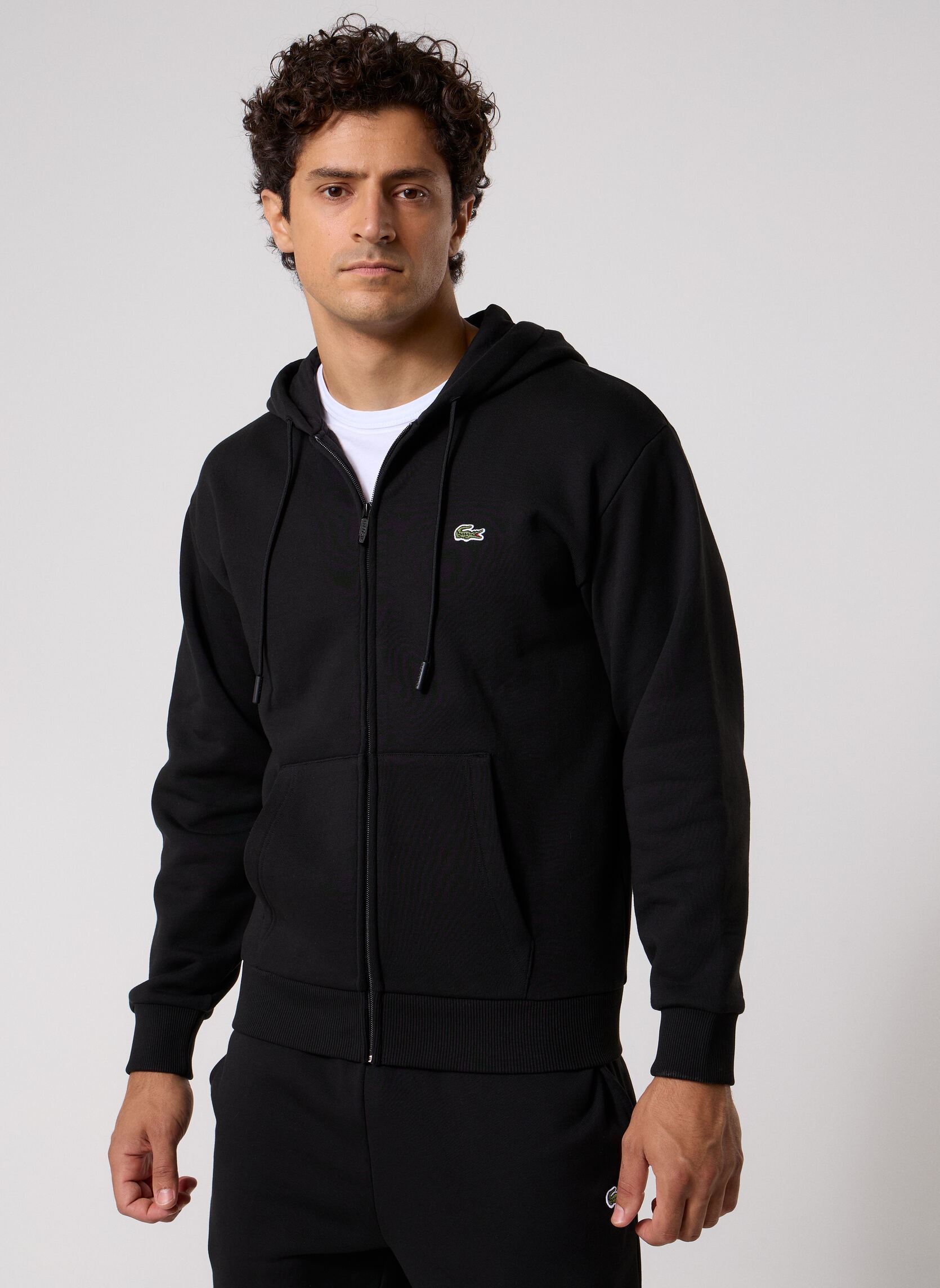 Sweats zippés Hoodie Zippé SH8864 homme noir Lacoste Sweats zippés Hoodie Zippé SH8864 homme noir NOIR