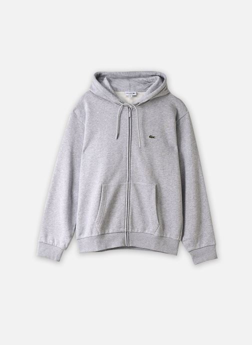 Lacoste Sweats zippés Hoodie Zippé SH8864 homme gris