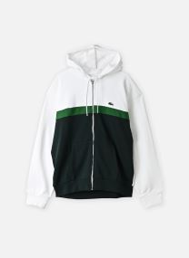 Sweats zippés Hoodie zippe SH2749 homme blanc Lacoste Sweats zippés Hoodie zippe SH2749 homme blanc FARINE/SINOPLE