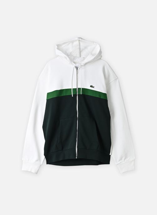 Lacoste Sweats zippés Hoodie zippe SH2749 homme blanc
