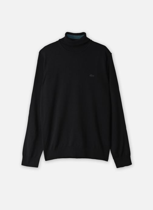 Lacoste Pulls Pull à col roulé en laine AH1959 homme noir