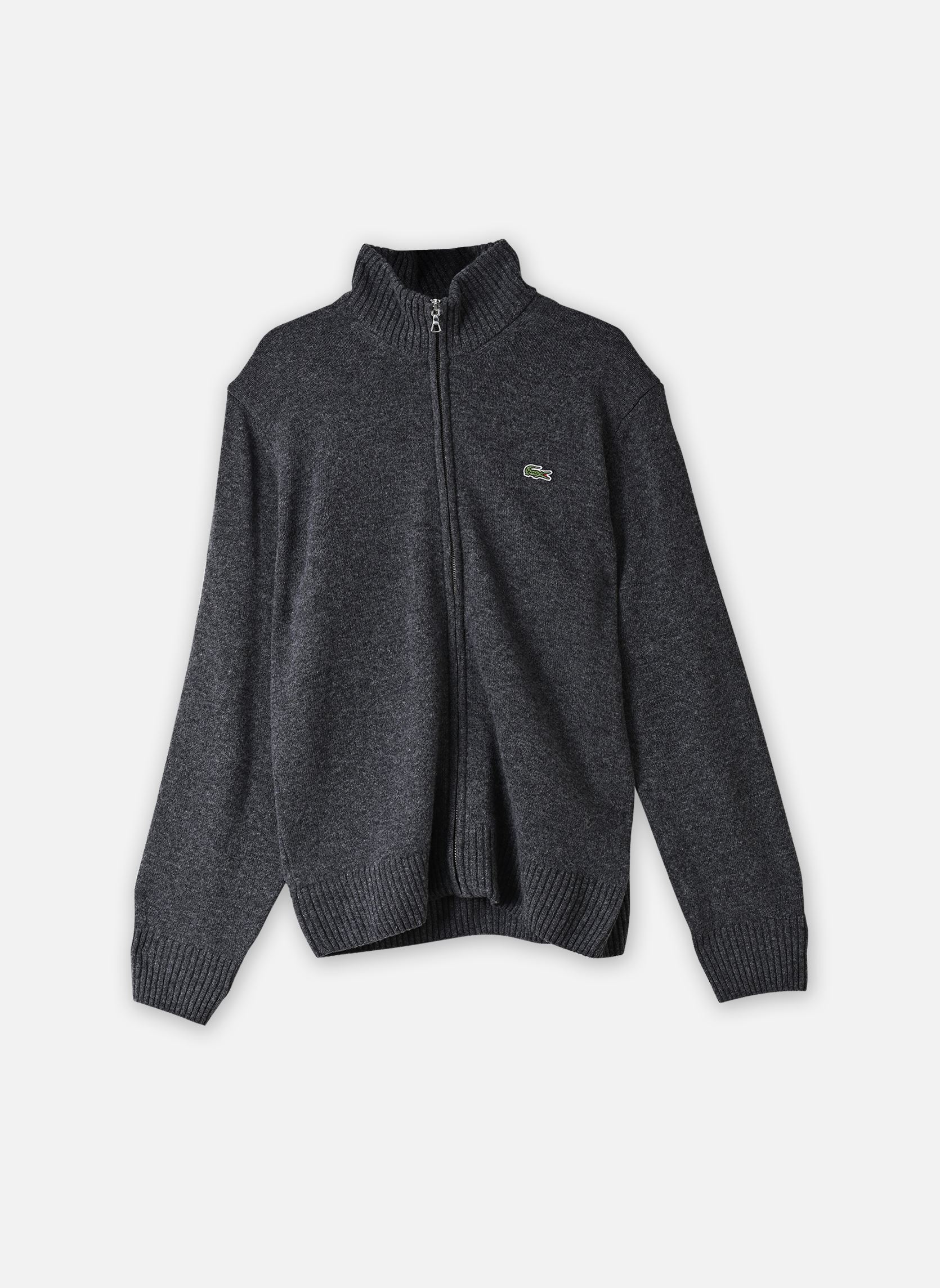 Pullover Sweaters Zippe AH5181 herren grau Lacoste Pullover Sweaters Zippe AH5181 herren grau BITUME CHINE