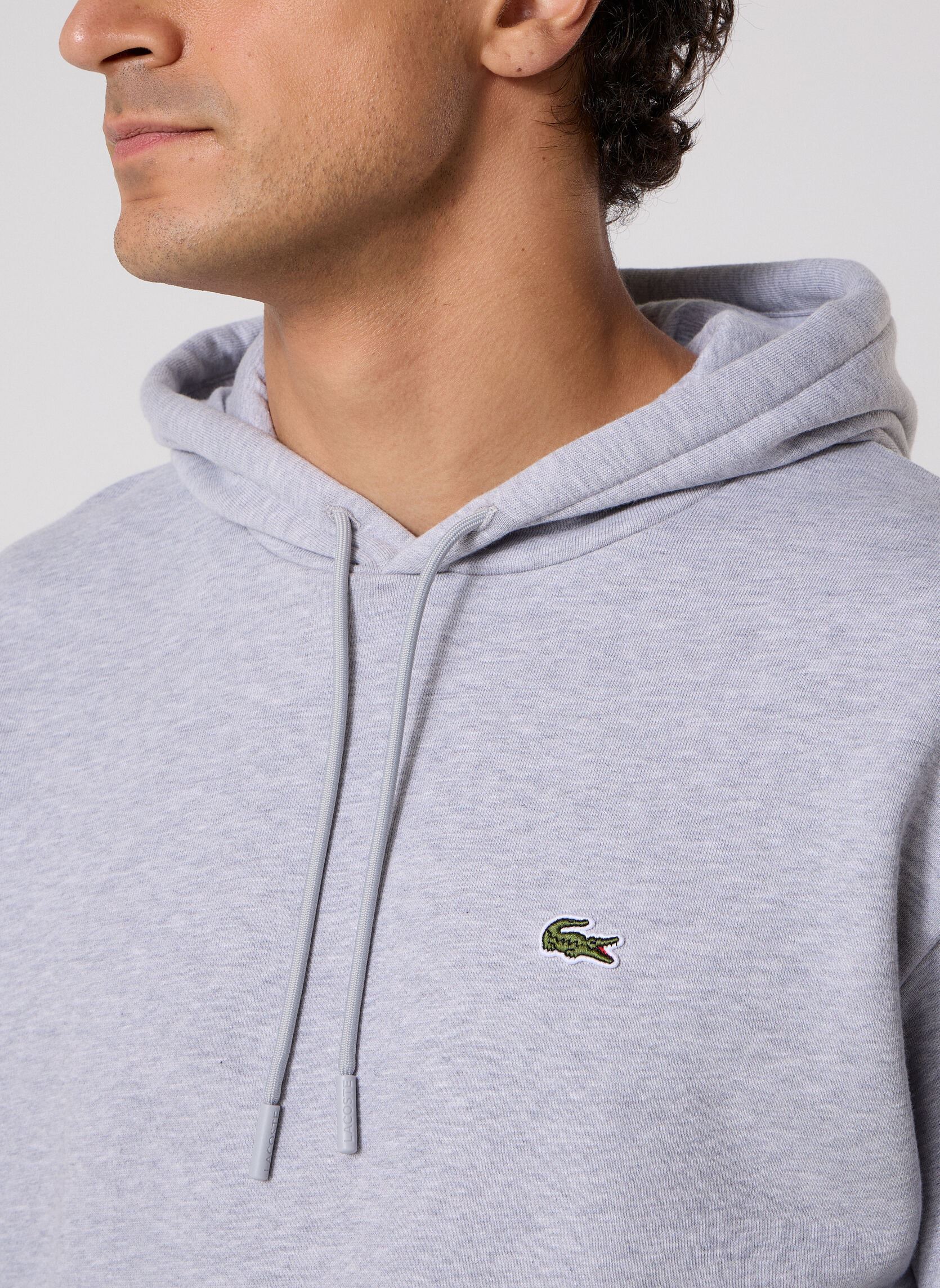 Sweatshirts Sweatshirt Capuche SH8863 heren grijs Lacoste Sweatshirts Sweatshirt Capuche SH8863 heren grijs ARGENT CHINE
