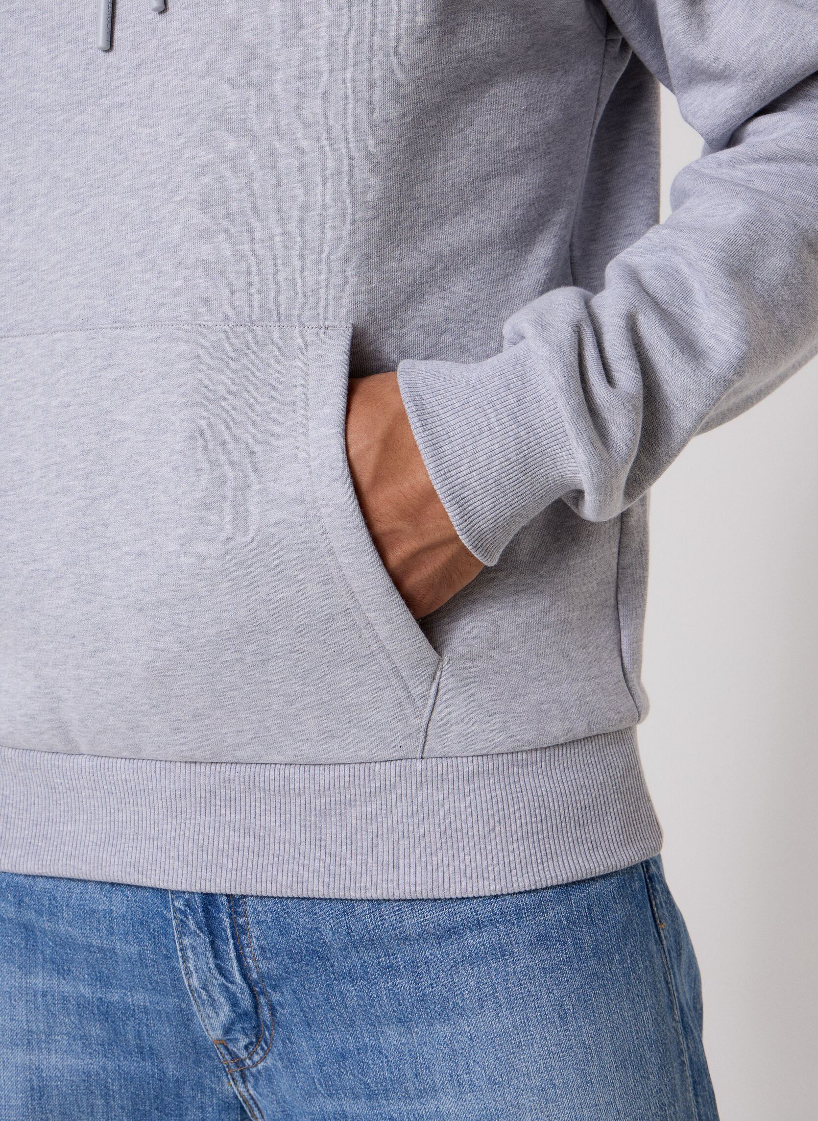 Sweatshirts Sweatshirt Capuche SH8863 heren grijs Lacoste Sweatshirts Sweatshirt Capuche SH8863 heren grijs ARGENT CHINE