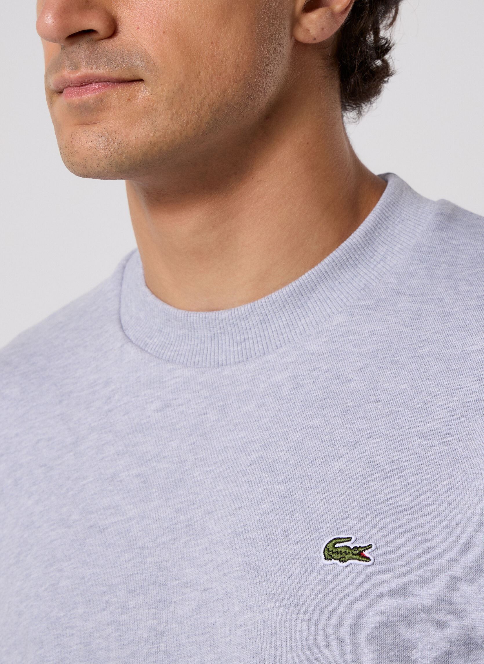 Sweats Sweatshirt Col Rond SH8868 homme gris Lacoste Sweats Sweatshirt Col Rond SH8868 homme gris ARGENT CHINE