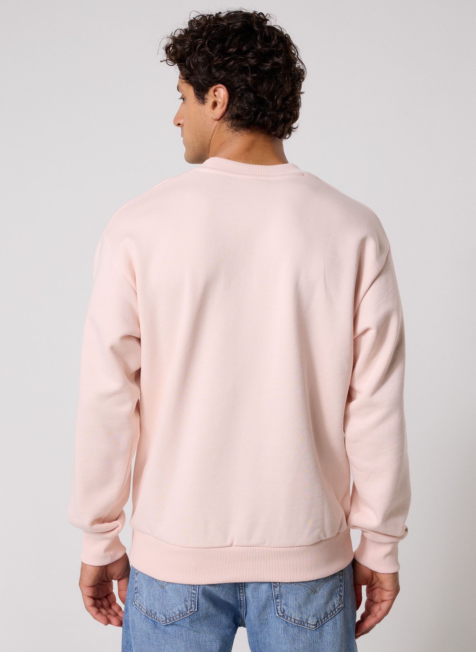 Sweats Sweatshirt Col Rond SH8868 homme rose Lacoste Sweats Sweatshirt Col Rond SH8868 homme rose MANSIA
