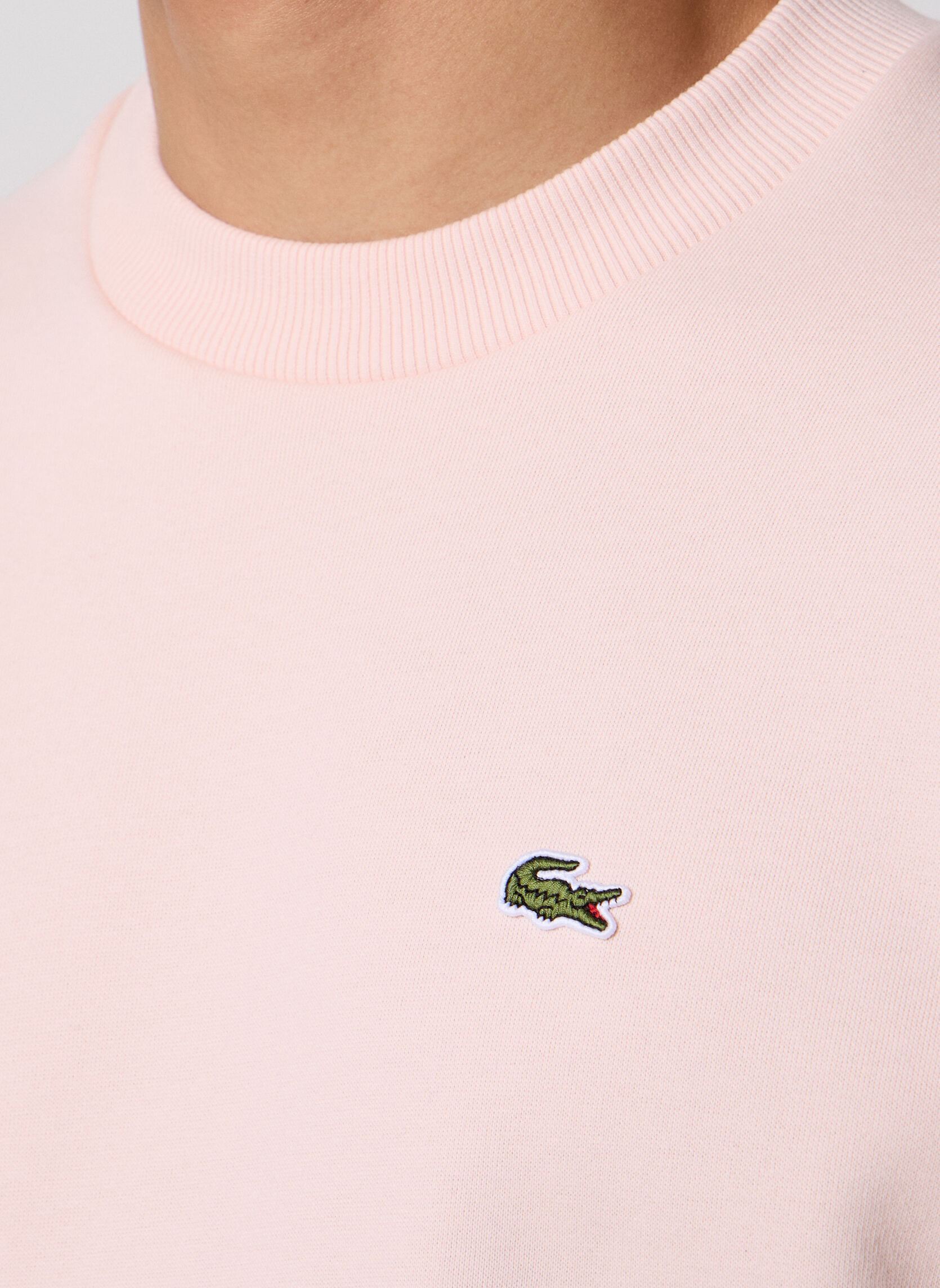 Sweats Sweatshirt Col Rond SH8868 homme rose Lacoste Sweats Sweatshirt Col Rond SH8868 homme rose MANSIA