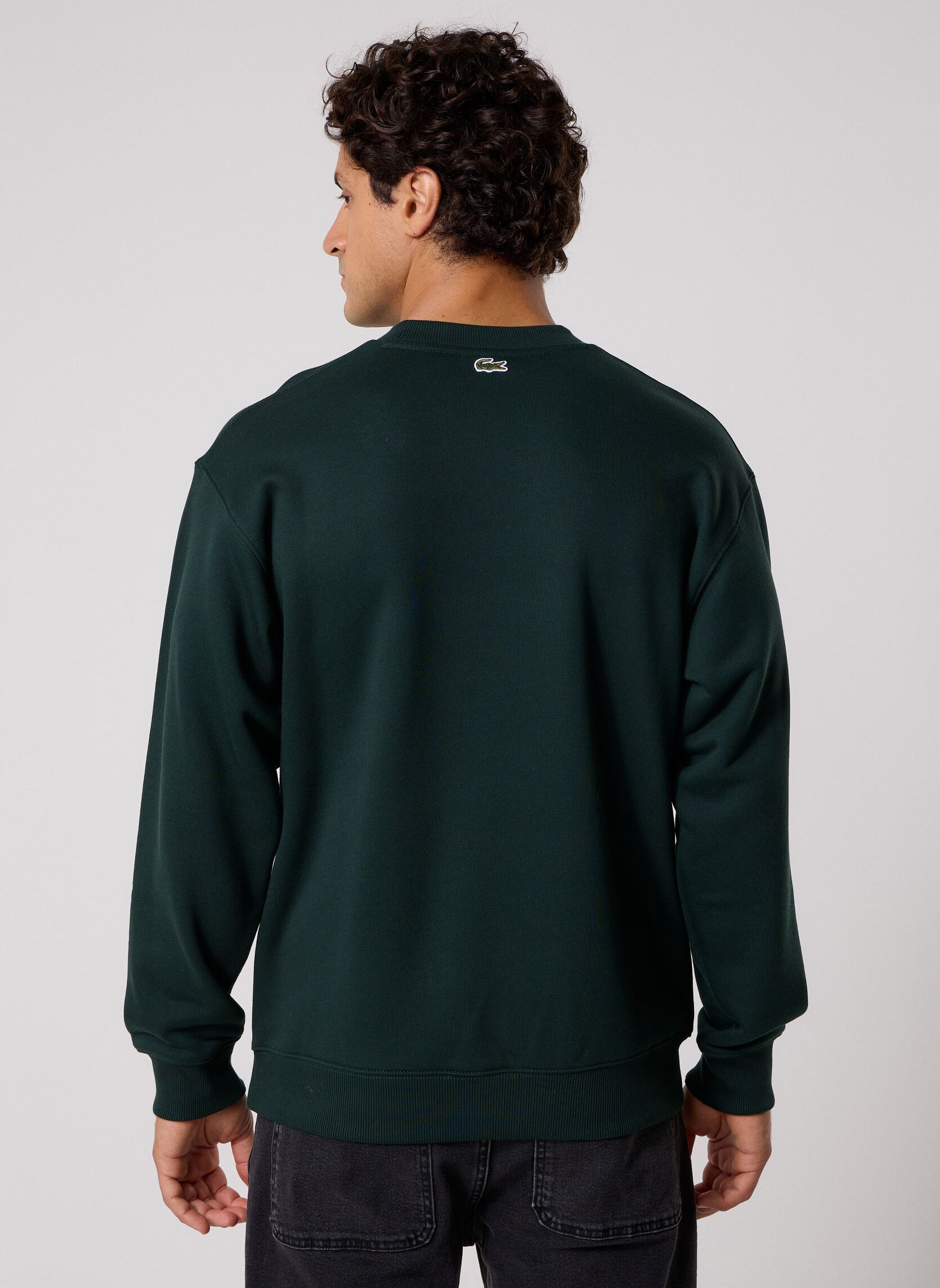 Sweats Sweatshirt Col Rond SH9989 homme noir Lacoste Sweats Sweatshirt Col Rond SH9989 homme noir SINOPLE
