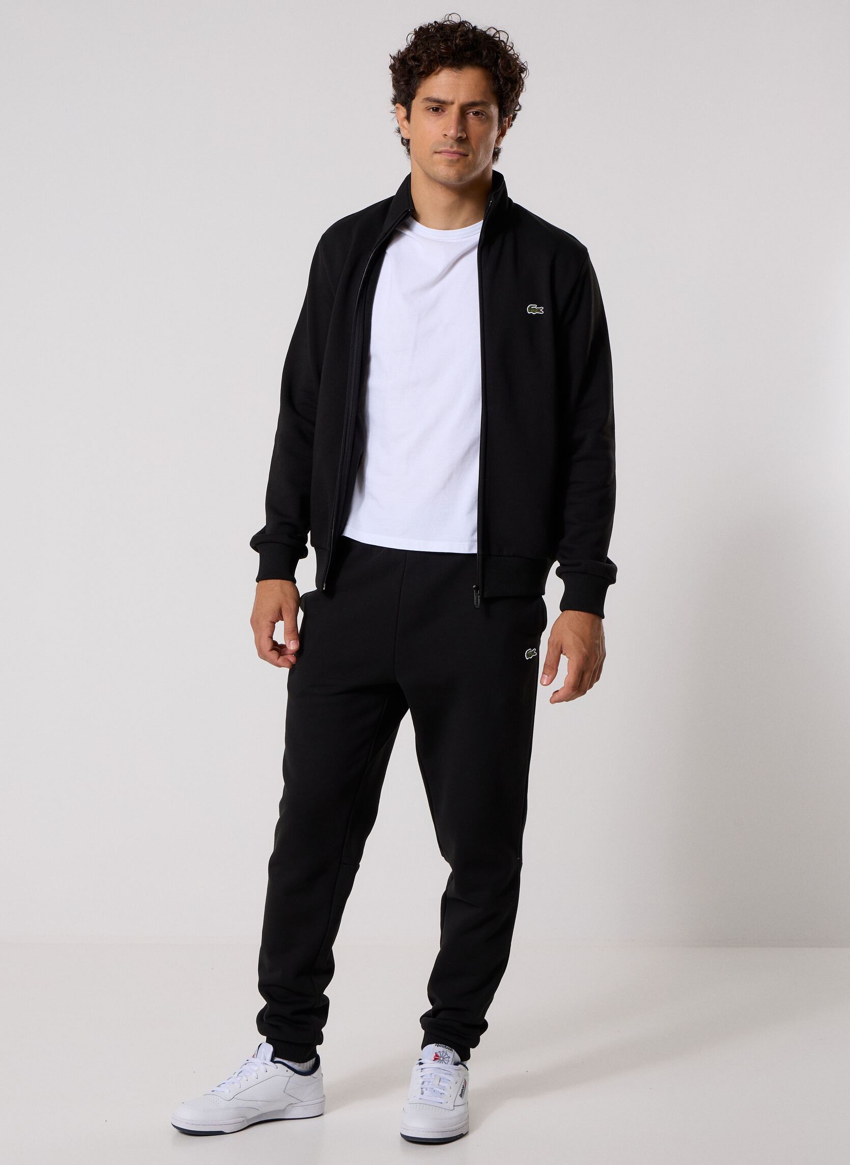 Sweaters met rits Sweatshirt Zippé SH8870 heren zwart Lacoste Sweaters met rits Sweatshirt Zippé SH8870 heren zwart NOIR