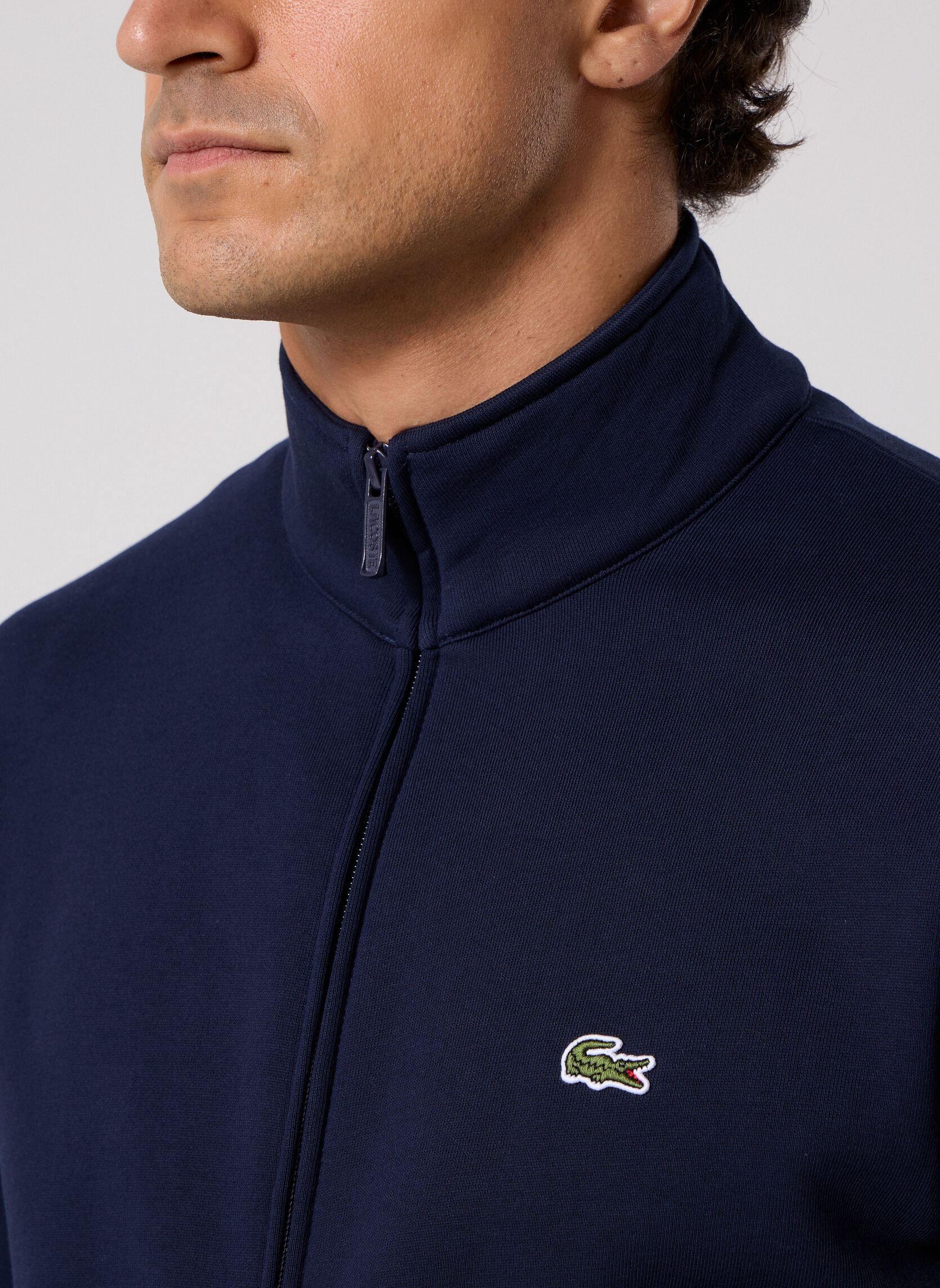 Sweaters met rits Sweatshirt Zippé SH8870 heren marine Lacoste Sweaters met rits Sweatshirt Zippé SH8870 heren marine MARINE