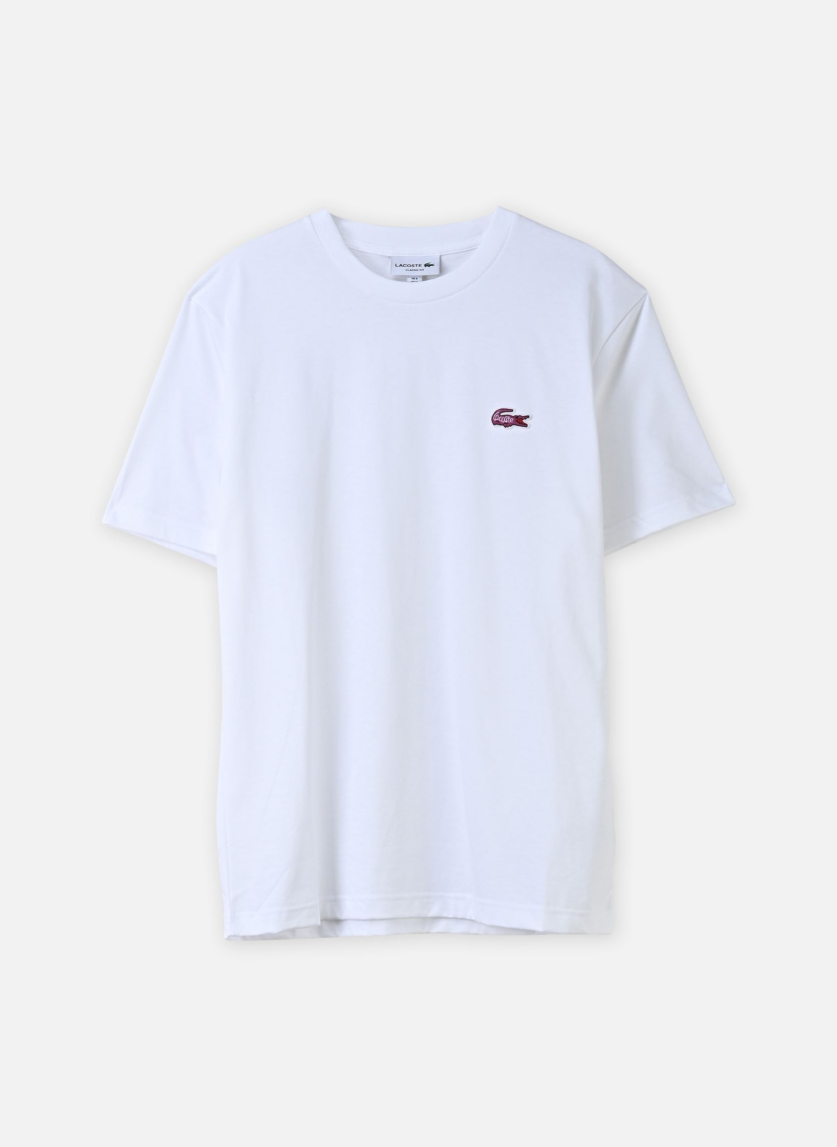 Tee-shirts Tee-shirt col rond TH3249 homme blanc Lacoste Tee-shirts Tee-shirt col rond TH3249 homme blanc BLANC