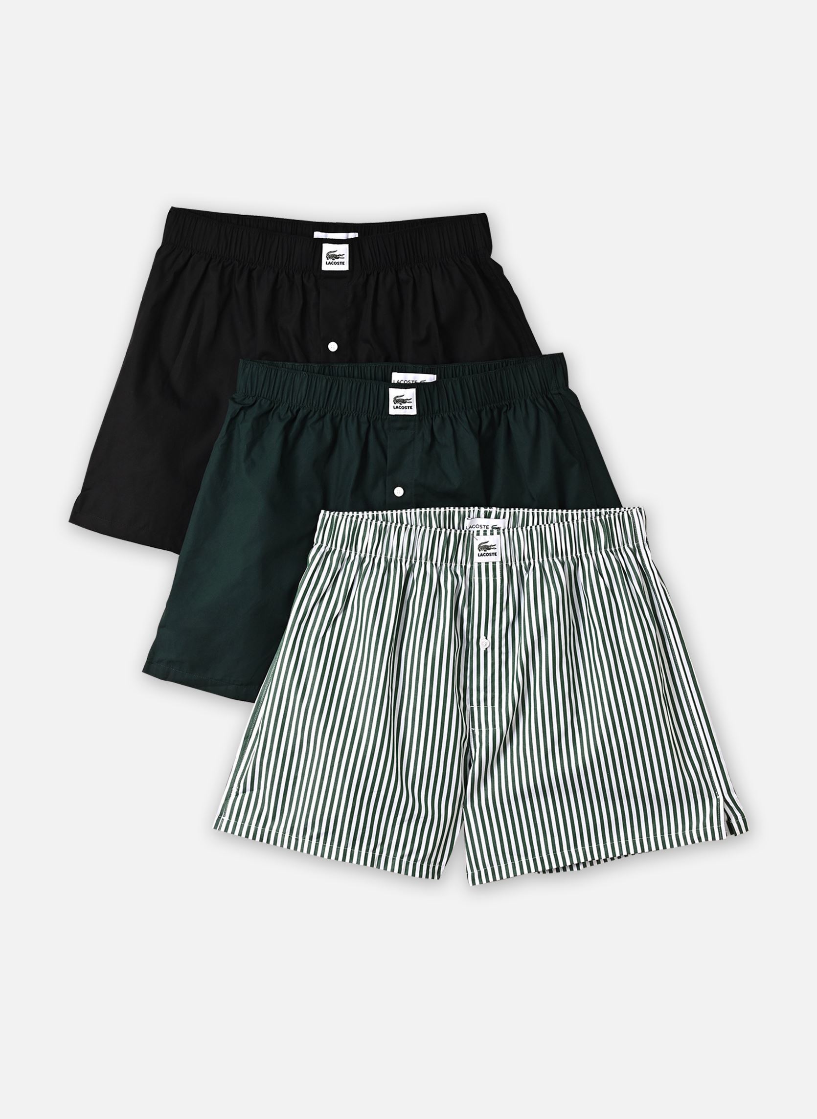 Sous-vêtements Boxer 7H5942 homme multicolore Lacoste Sous-vêtements Boxer 7H5942 homme multicolore VERT/BLANC-SINOPLE-NOIR