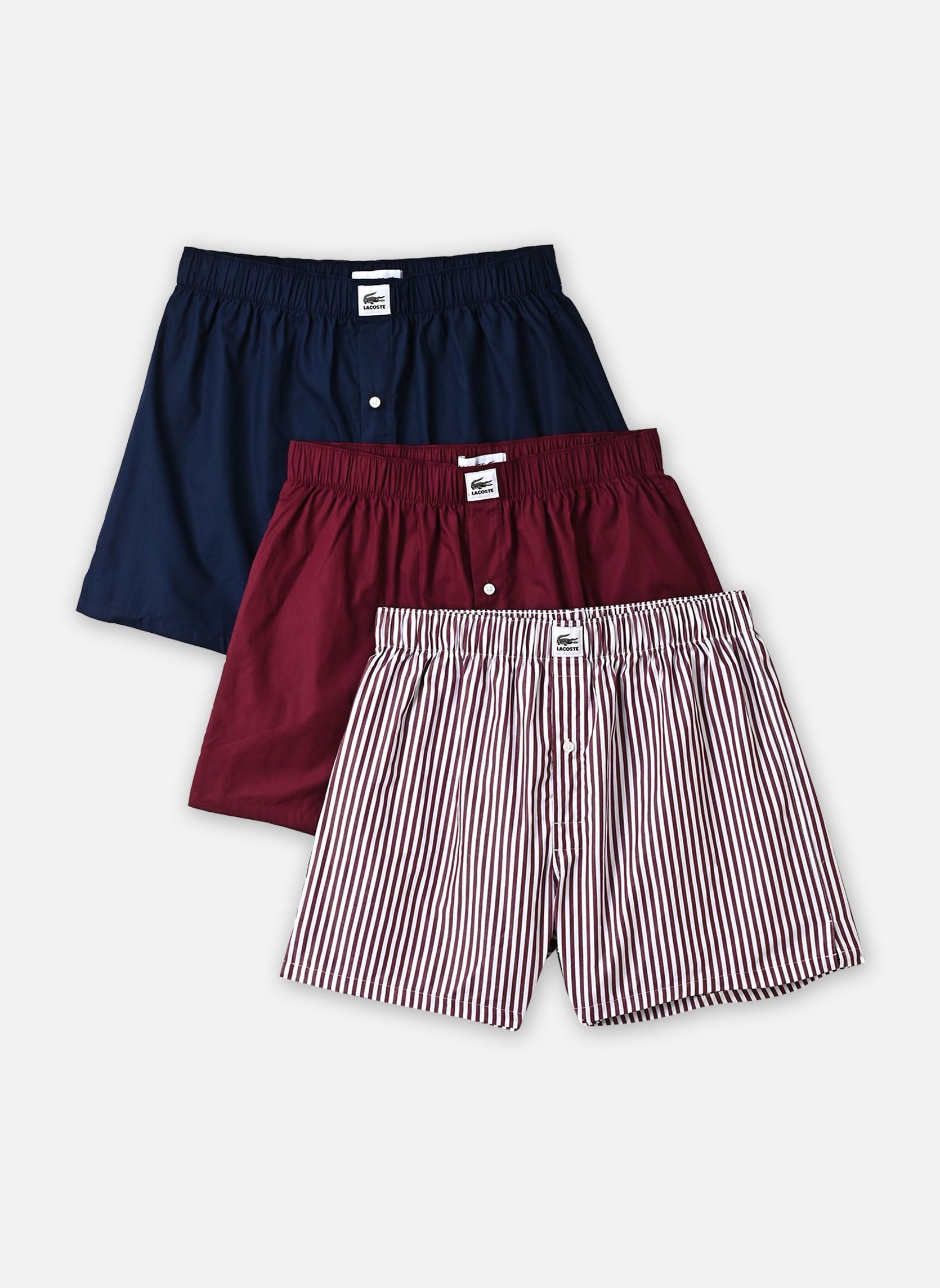Sous-vêtements Boxer 7H5942 homme multicolore Lacoste Sous-vêtements Boxer 7H5942 homme multicolore BOURGOGNE/BLANC-BOURGOGNE-MARI