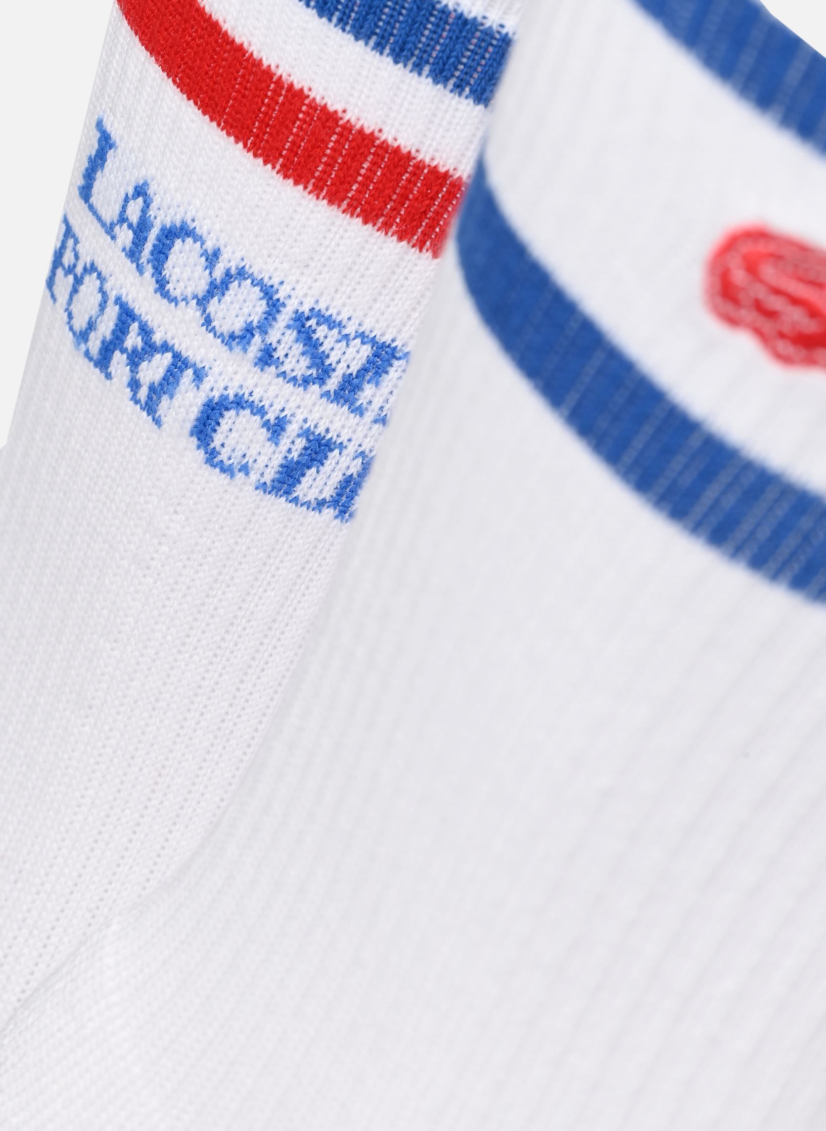 Socken Chaussettes unisexe RA9186 weiß Lacoste Socken Chaussettes unisexe RA9186 weiß BLANC/ROYAUME-ROUGE