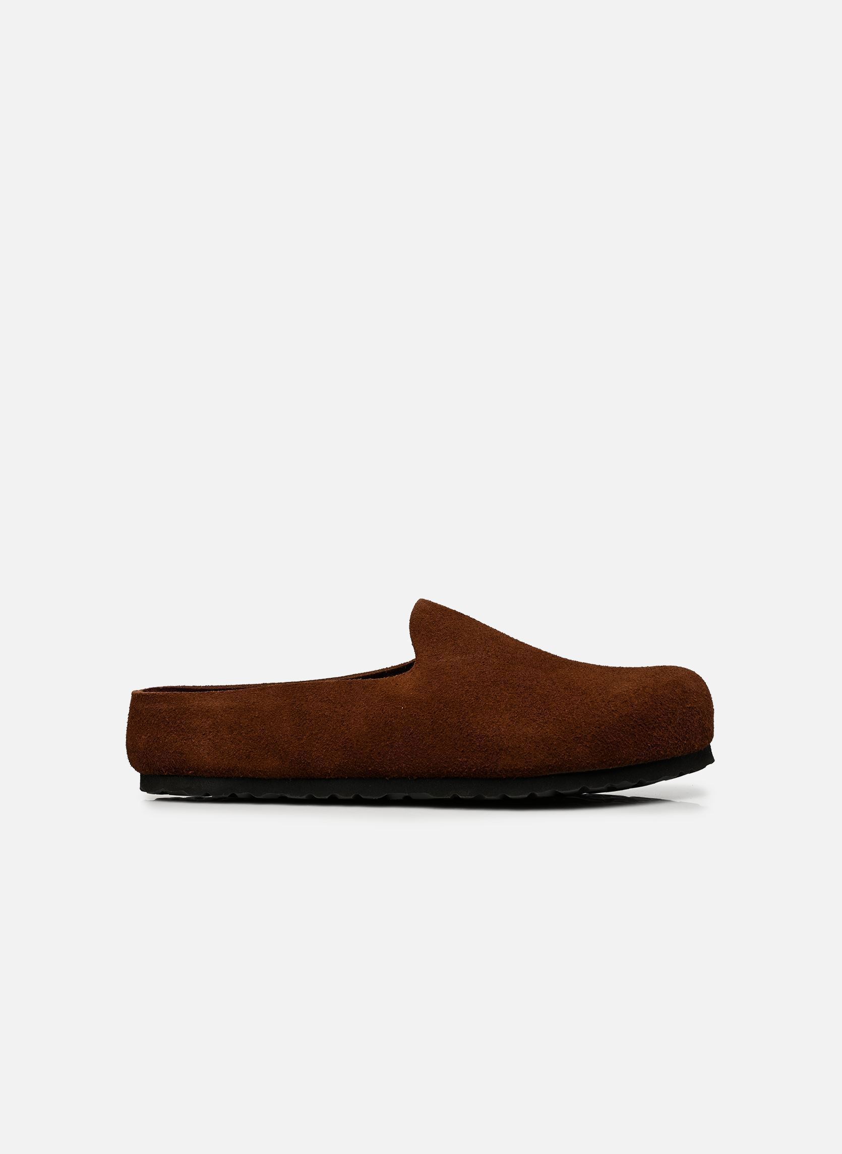 Chaussons Amsterdam Wrapped Suede - Regular homme marron Birkenstock Chaussons Amsterdam Wrapped Suede - Regular homme marron CARAFE