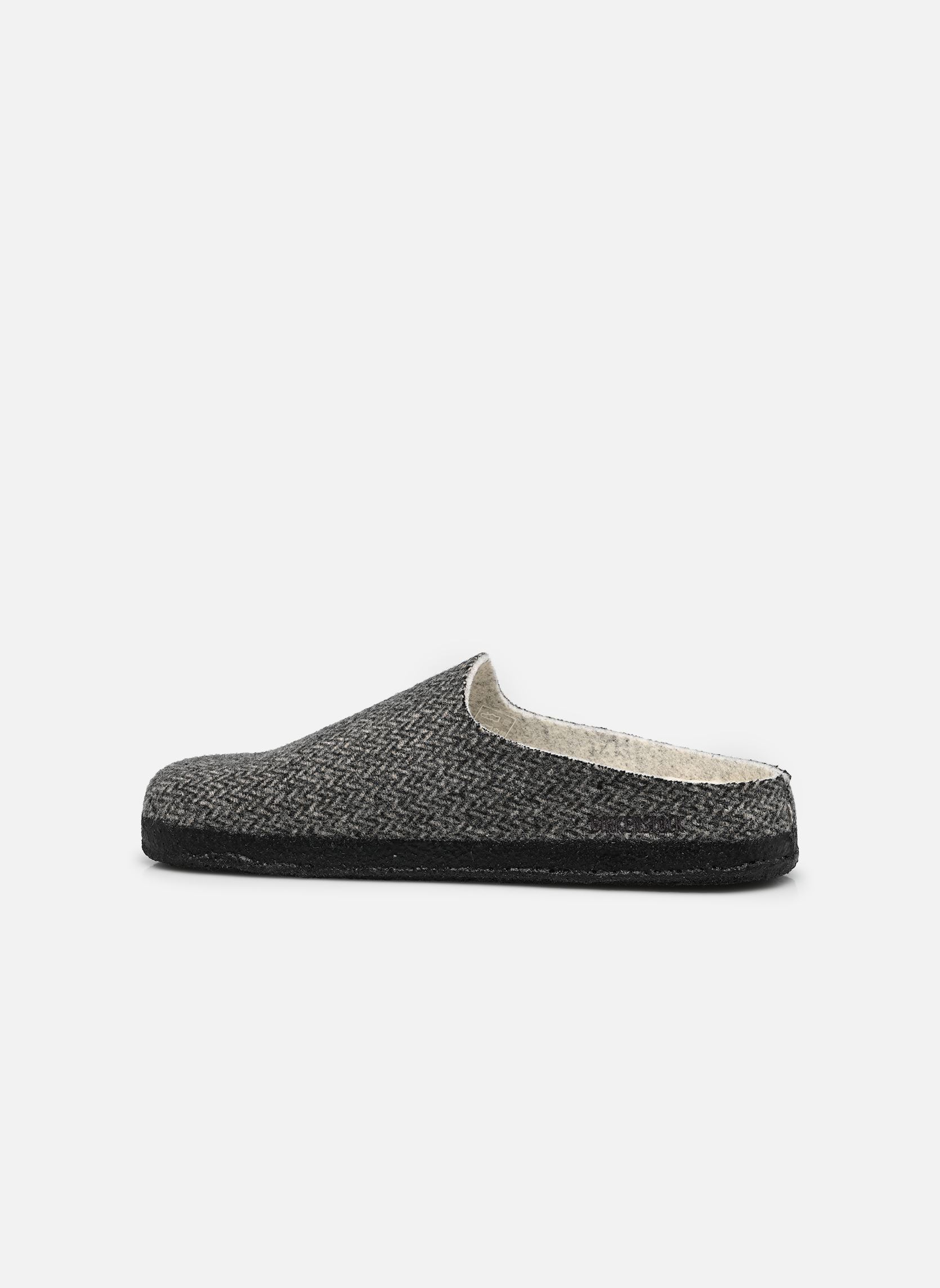 Hausschuhe Amsterdam Wrap Dip Feutre - Regular herren grau Birkenstock Hausschuhe Amsterdam Wrap Dip Feutre - Regular herren grau DARK GRAY