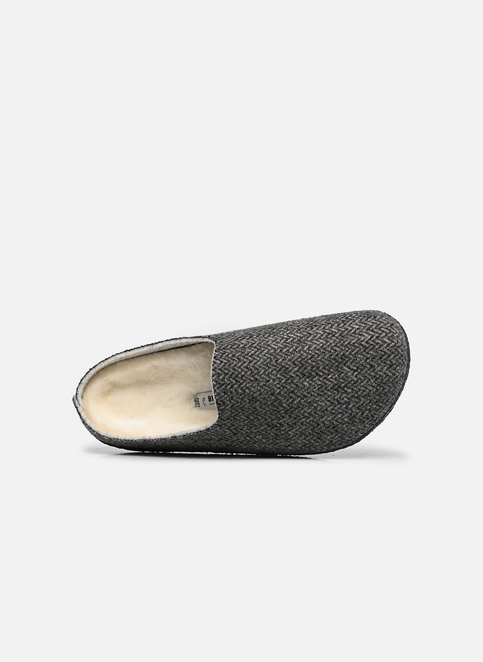 Hausschuhe Amsterdam Wrap Dip Feutre - Regular herren grau Birkenstock Hausschuhe Amsterdam Wrap Dip Feutre - Regular herren grau DARK GRAY