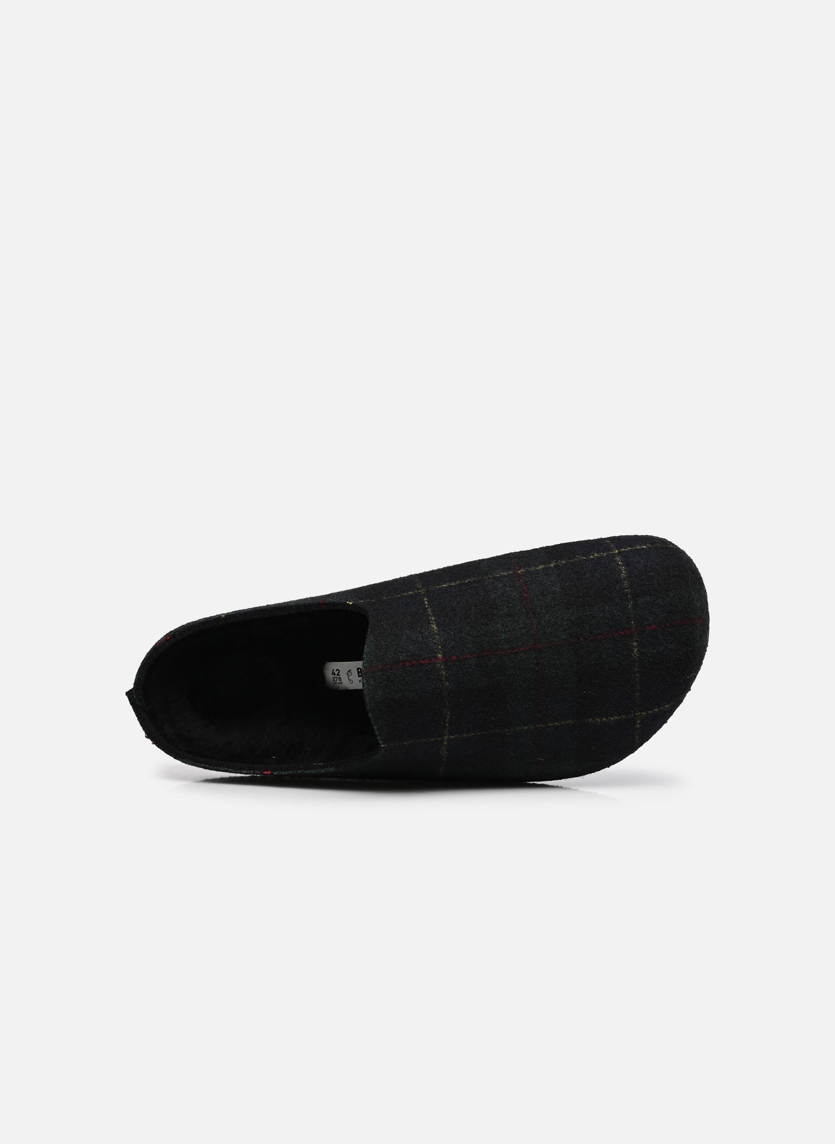 Chaussons Amsterdam Wrap Dip Feutre - Regular homme bleu Birkenstock Chaussons Amsterdam Wrap Dip Feutre - Regular homme bleu GREEN NAVY PLAID
