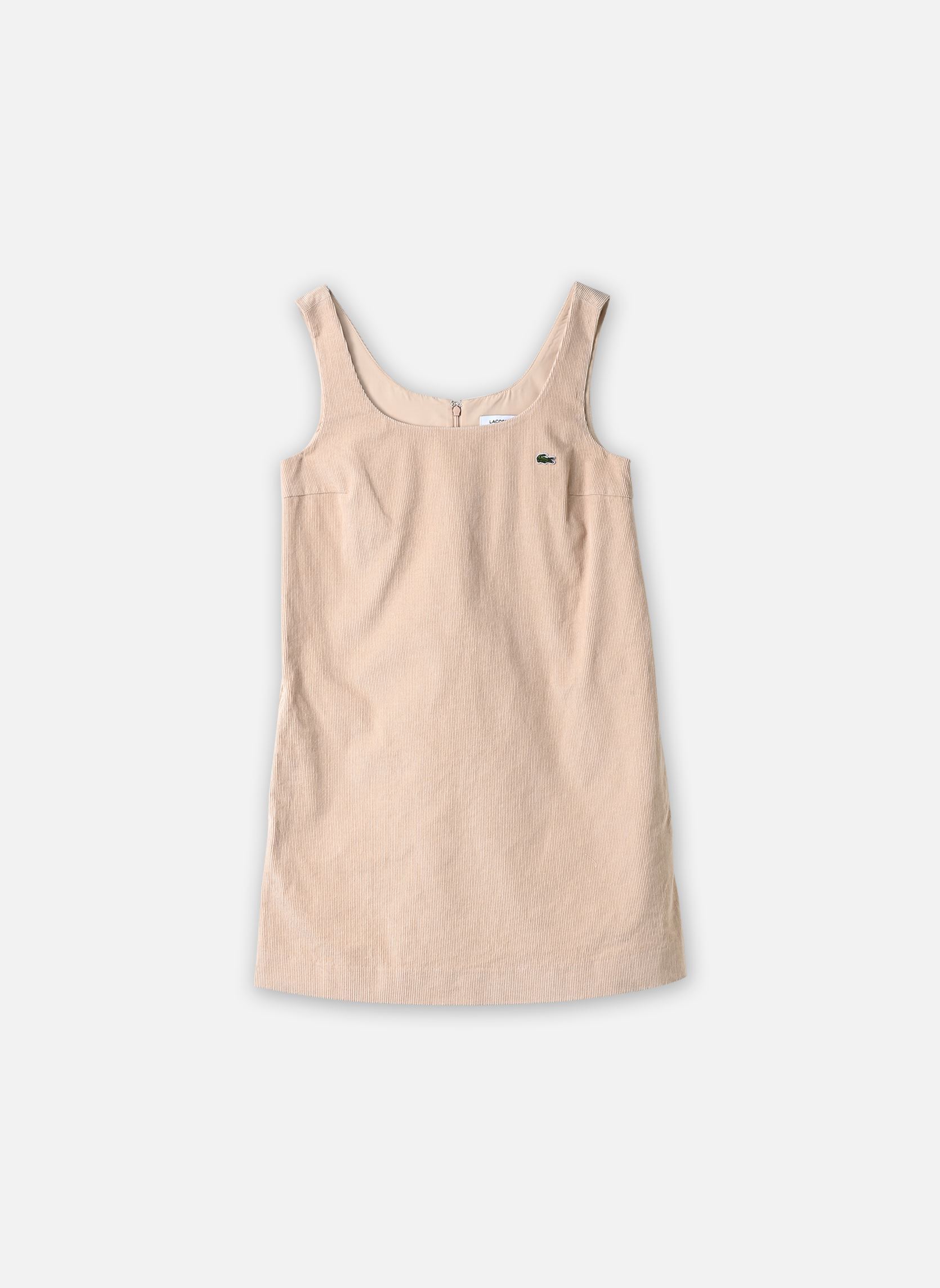 Jurken Robe sans manches EF0344 dames beige Lacoste Jurken Robe sans manches EF0344 dames beige SISAL