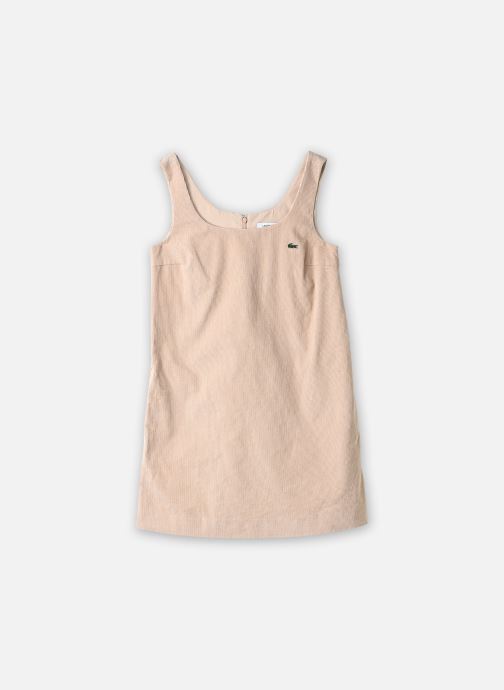 Lacoste Jurken Robe sans manches EF0344 dames beige