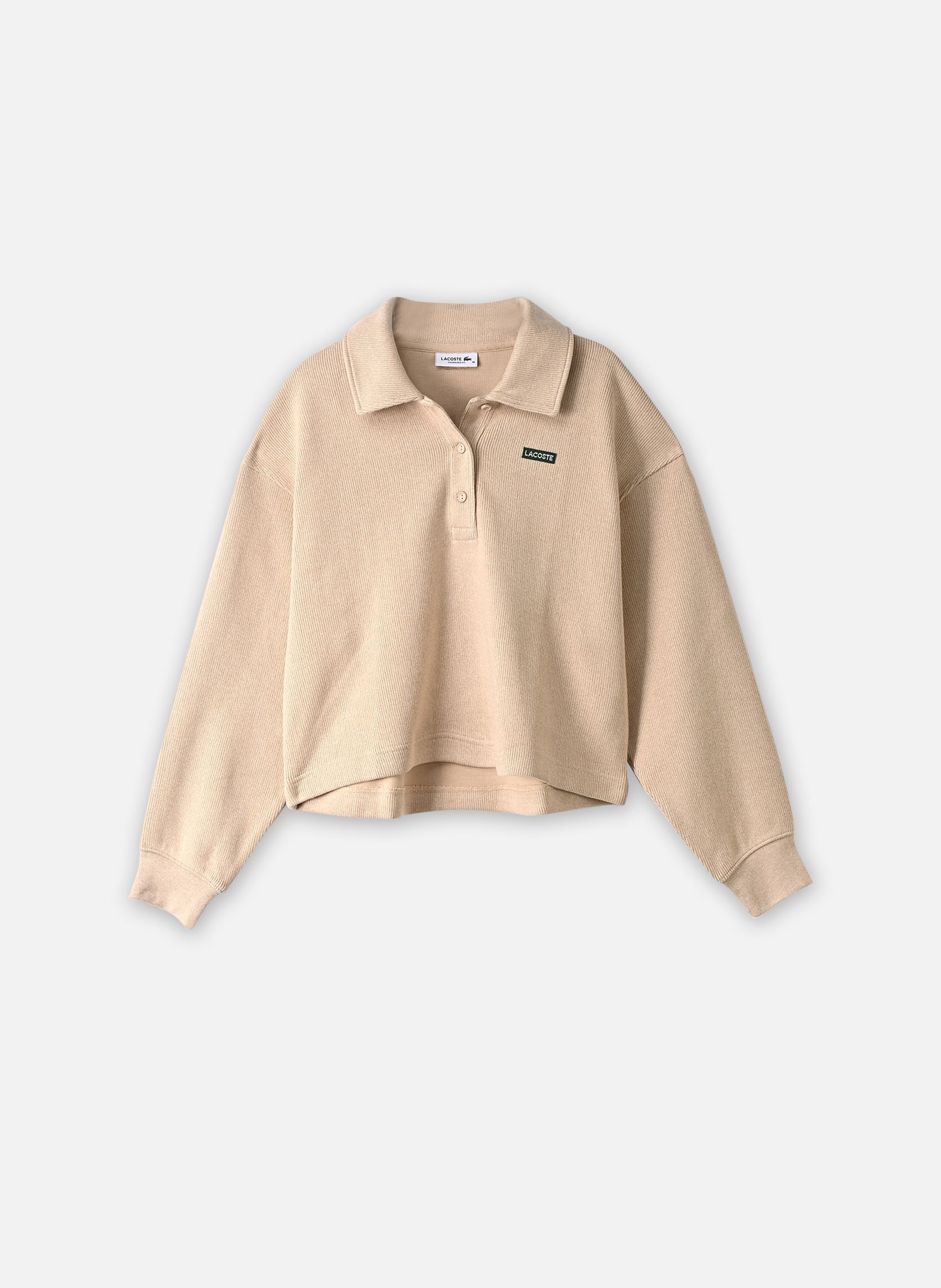Sweatshirts Sweatshirt Polo SF8368 femme beige Lacoste Sweatshirts Sweatshirt Polo SF8368 femme beige SISAL CHINE