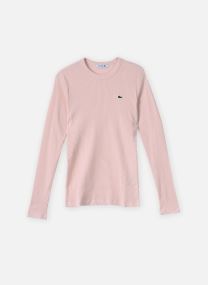 Tee-shirts Tee-Shirt Ml TF1692 femme jaune Lacoste Tee-shirts Tee-Shirt Ml TF1692 femme jaune MANSIA