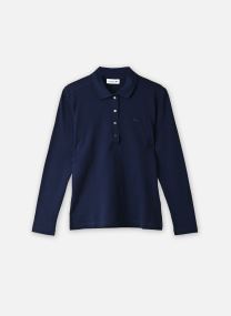 Polos Polo Lacoste slim fit à manches long new femme marine