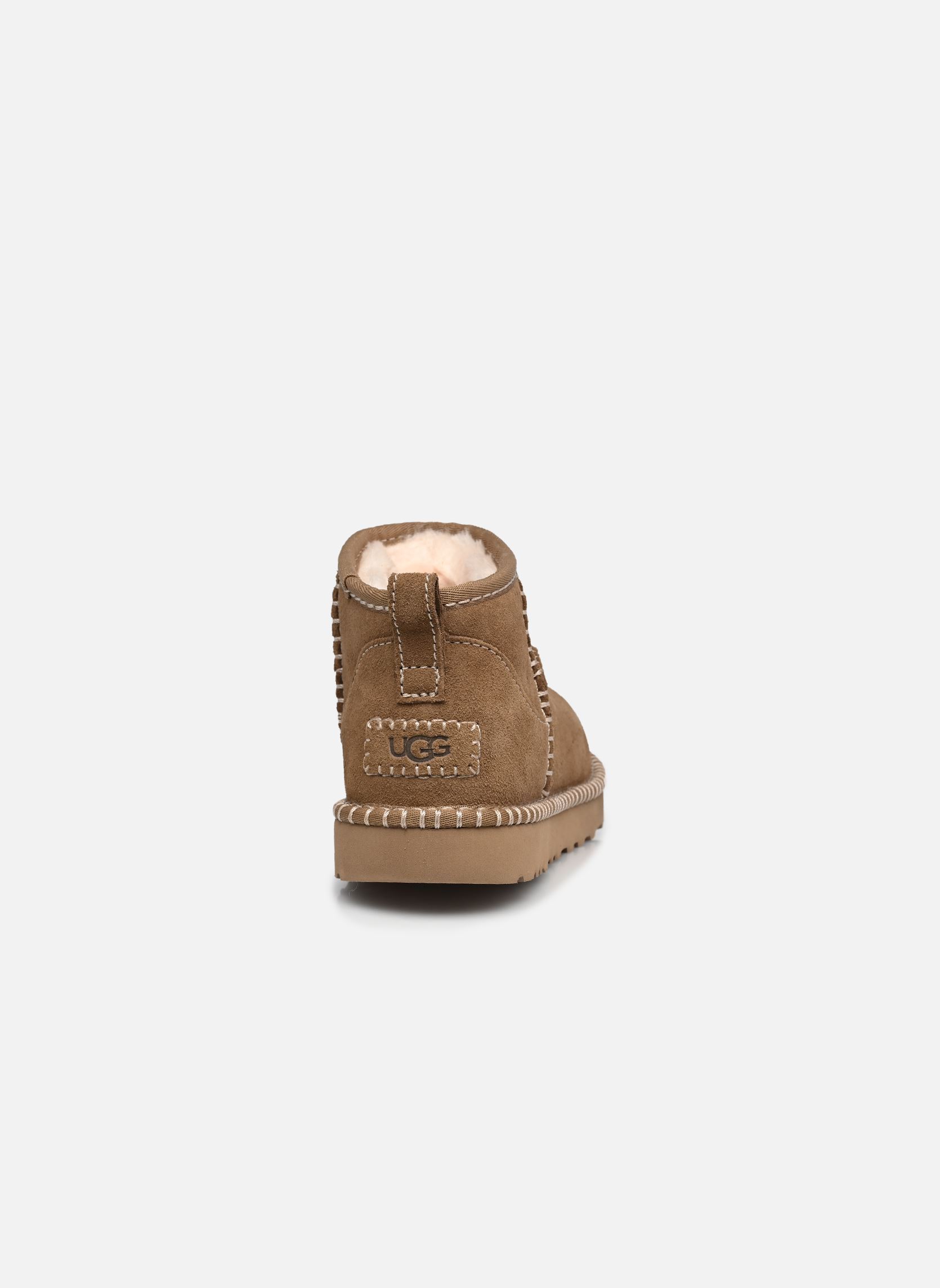 Bottines fourrées W Classic Ultra Mini Botanic femme marron UGG Bottines fourrées W Classic Ultra Mini Botanic femme marron LIGHT BRONZE