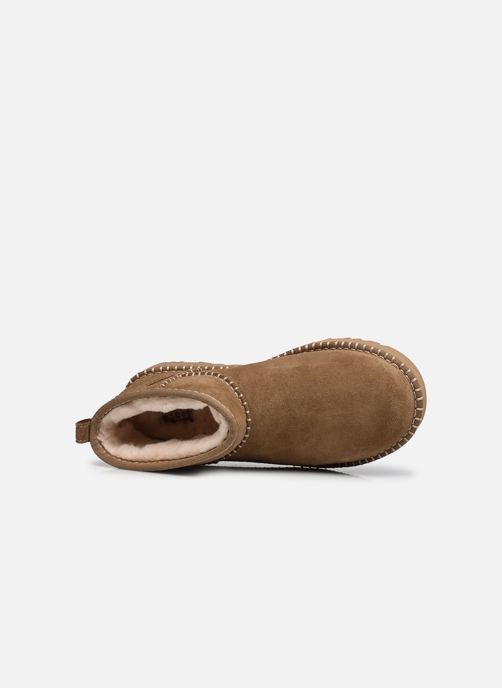 Bottines fourrées W Classic Ultra Mini Botanic femme marron UGG Bottines fourrées W Classic Ultra Mini Botanic femme marron LIGHT BRONZE