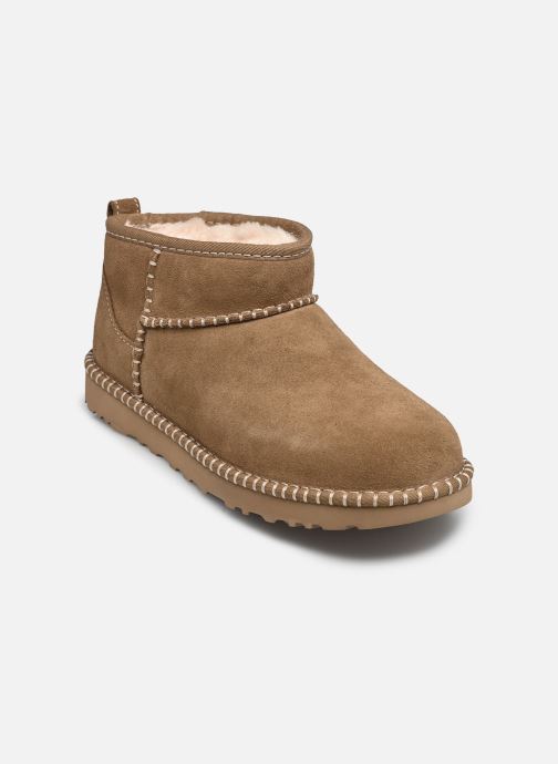 UGG Bottines fourrées W Classic Ultra Mini Botanic femme marron
