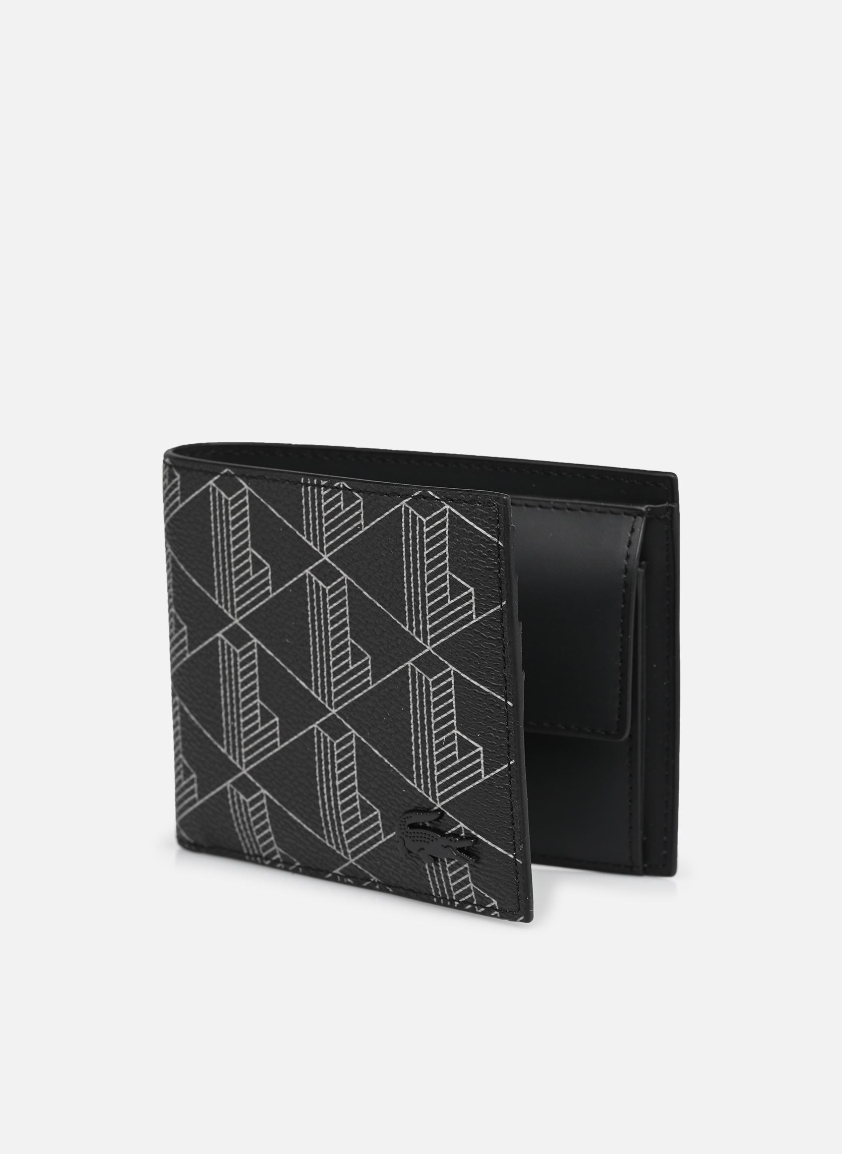 Portefeuilles The Blend M Billfold Key Ring Box homme noir Lacoste Portefeuilles The Blend M Billfold Key Ring Box homme noir MONOGRAM NOIR GRIS