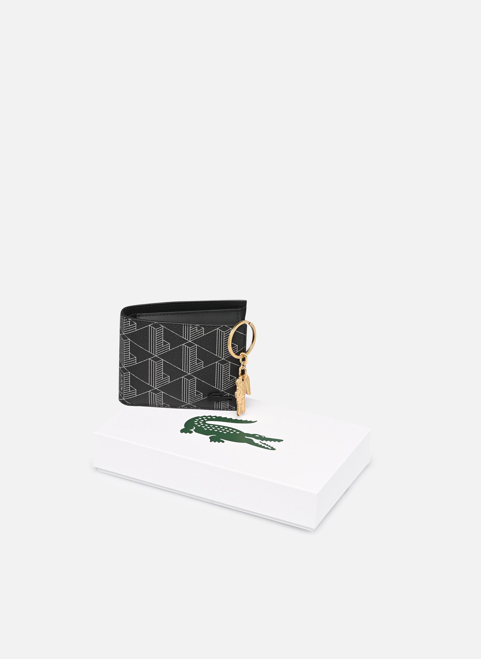 Portefeuilles The Blend M Billfold Key Ring Box homme noir Lacoste Portefeuilles The Blend M Billfold Key Ring Box homme noir MONOGRAM NOIR GRIS