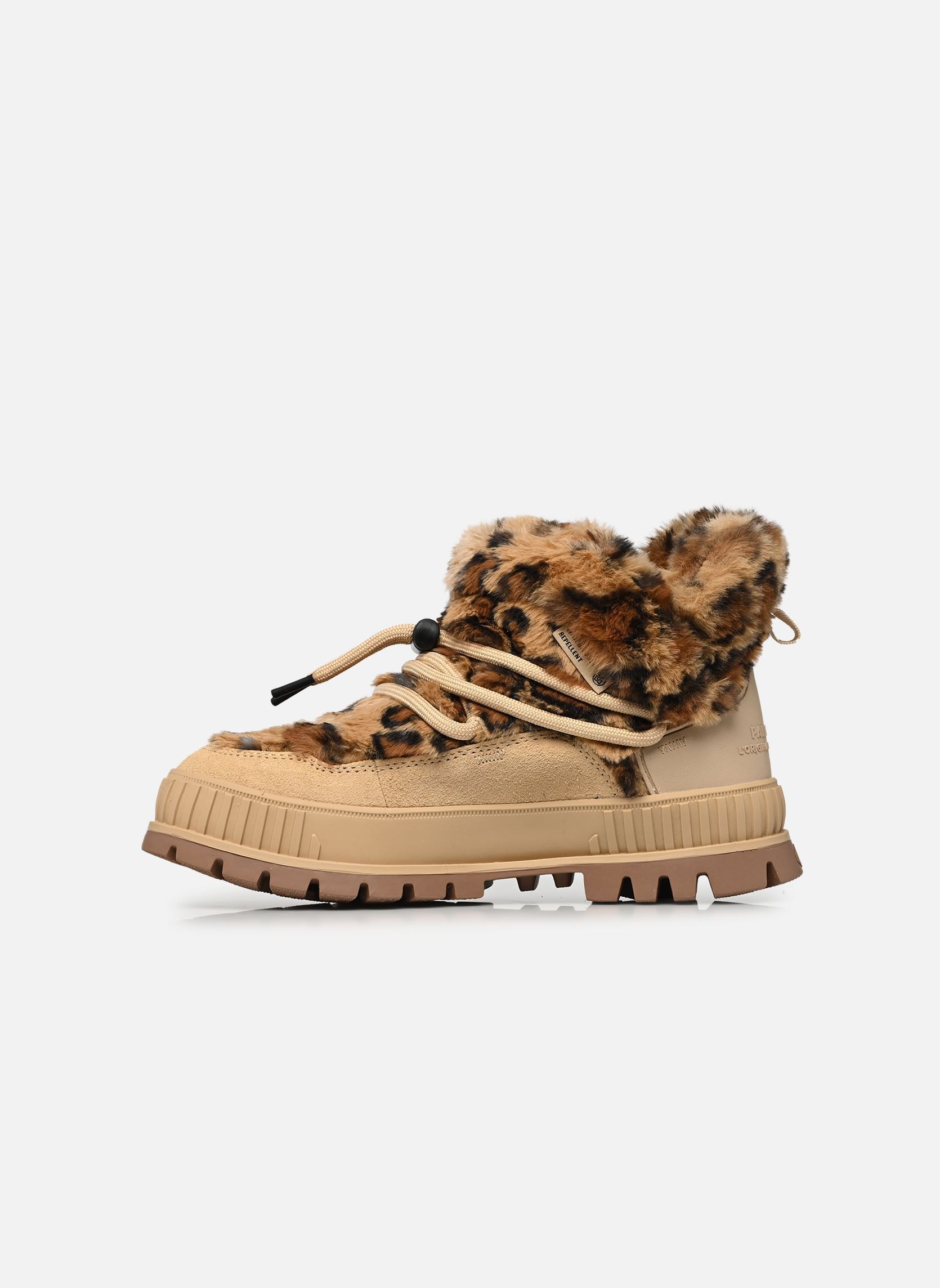 Gevoerde enkellaarsjes PALLASHOCK WL HIVER dames bruin Palladium Gevoerde enkellaarsjes PALLASHOCK WL HIVER dames bruin IRISH BROWN